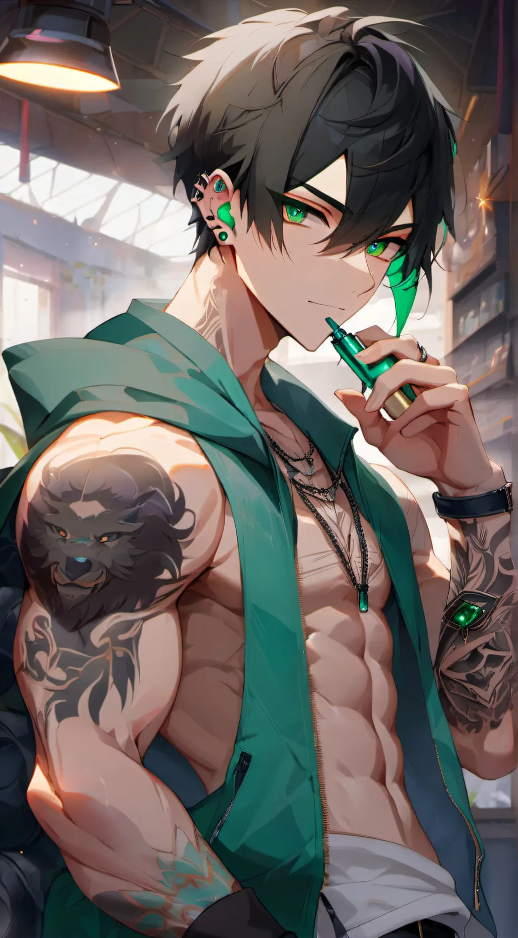 ai character: blade background