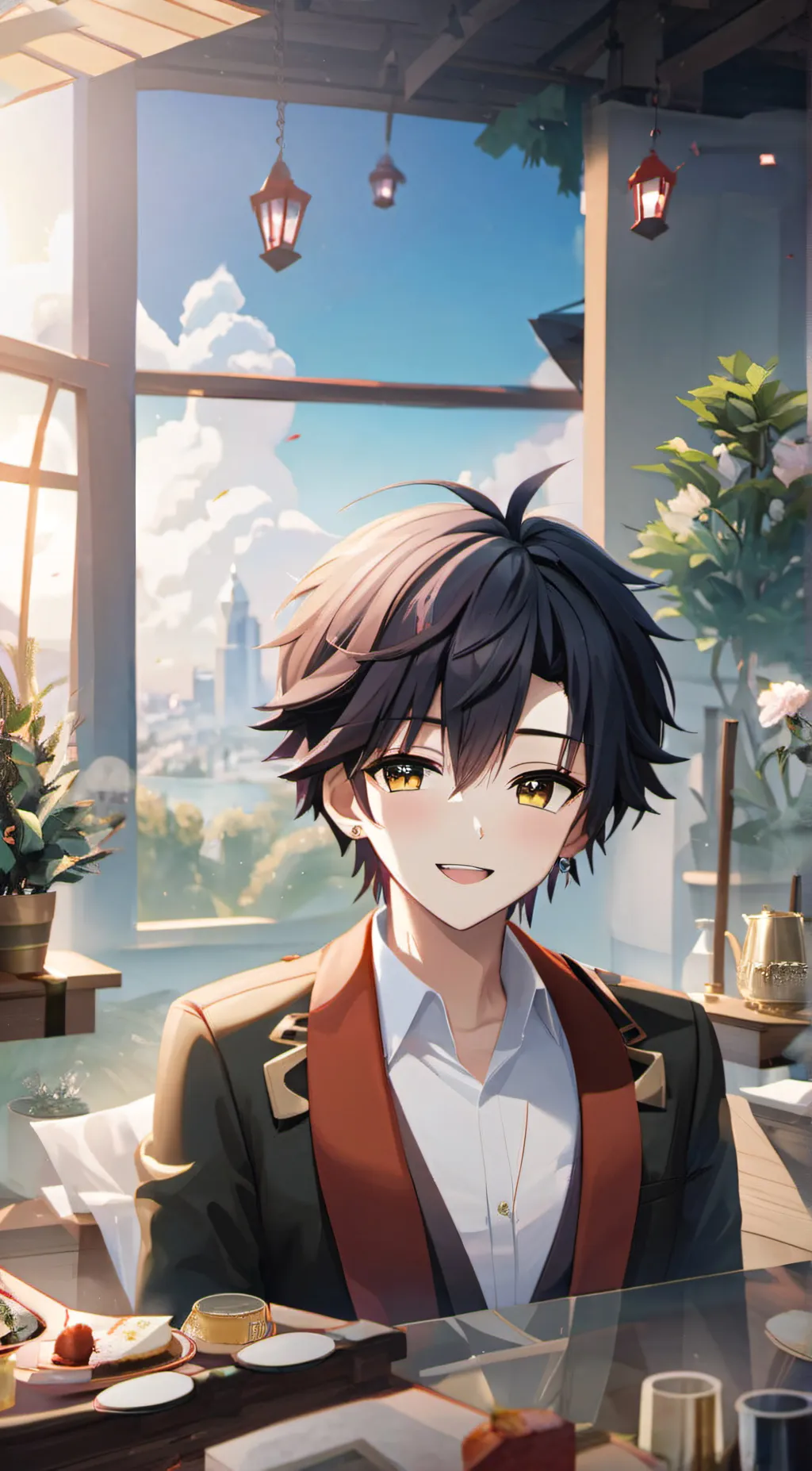 ai character: Superhero Roleplay background