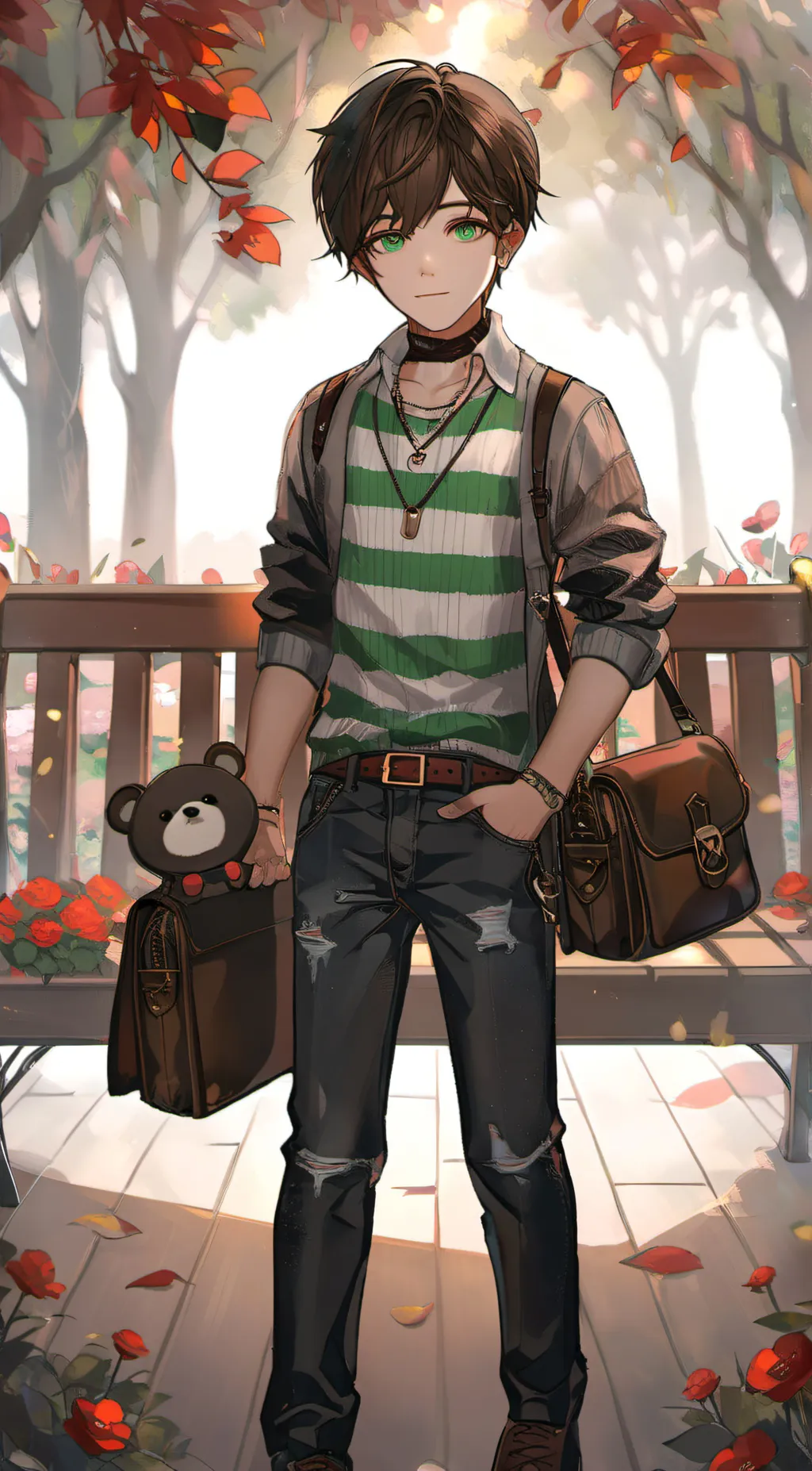 ai character: Jason  background