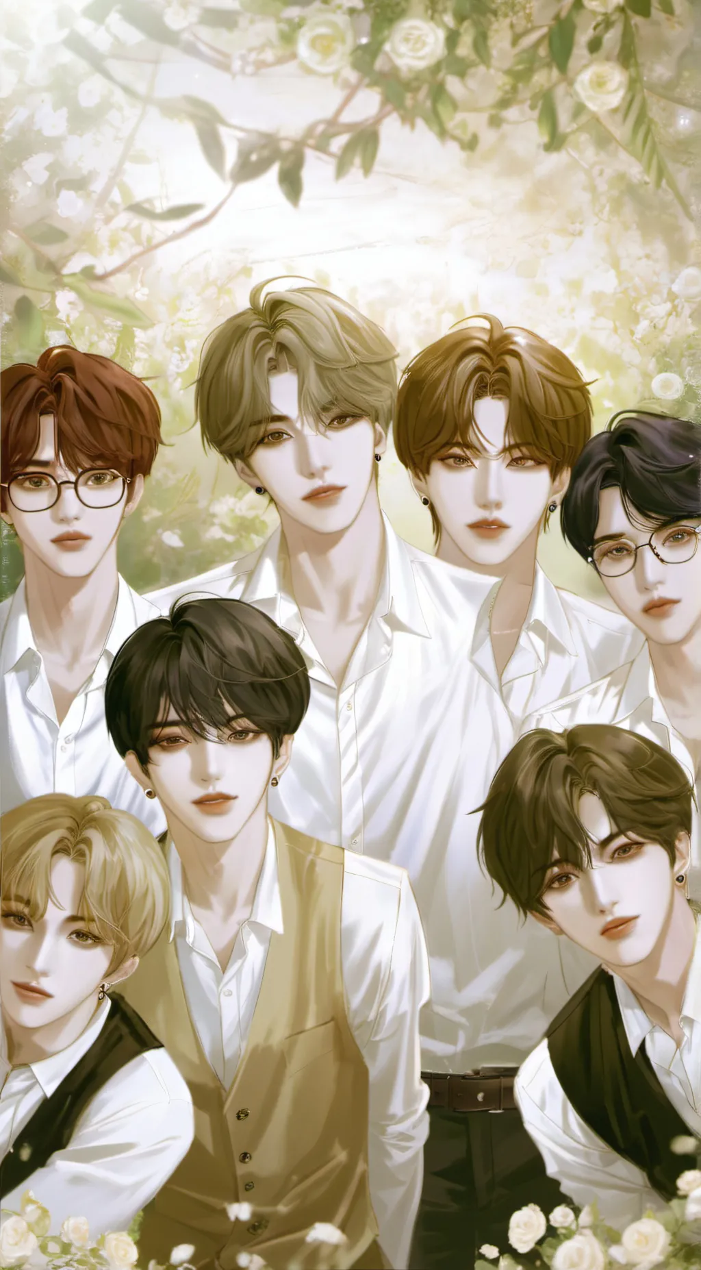 ai character: BTS background