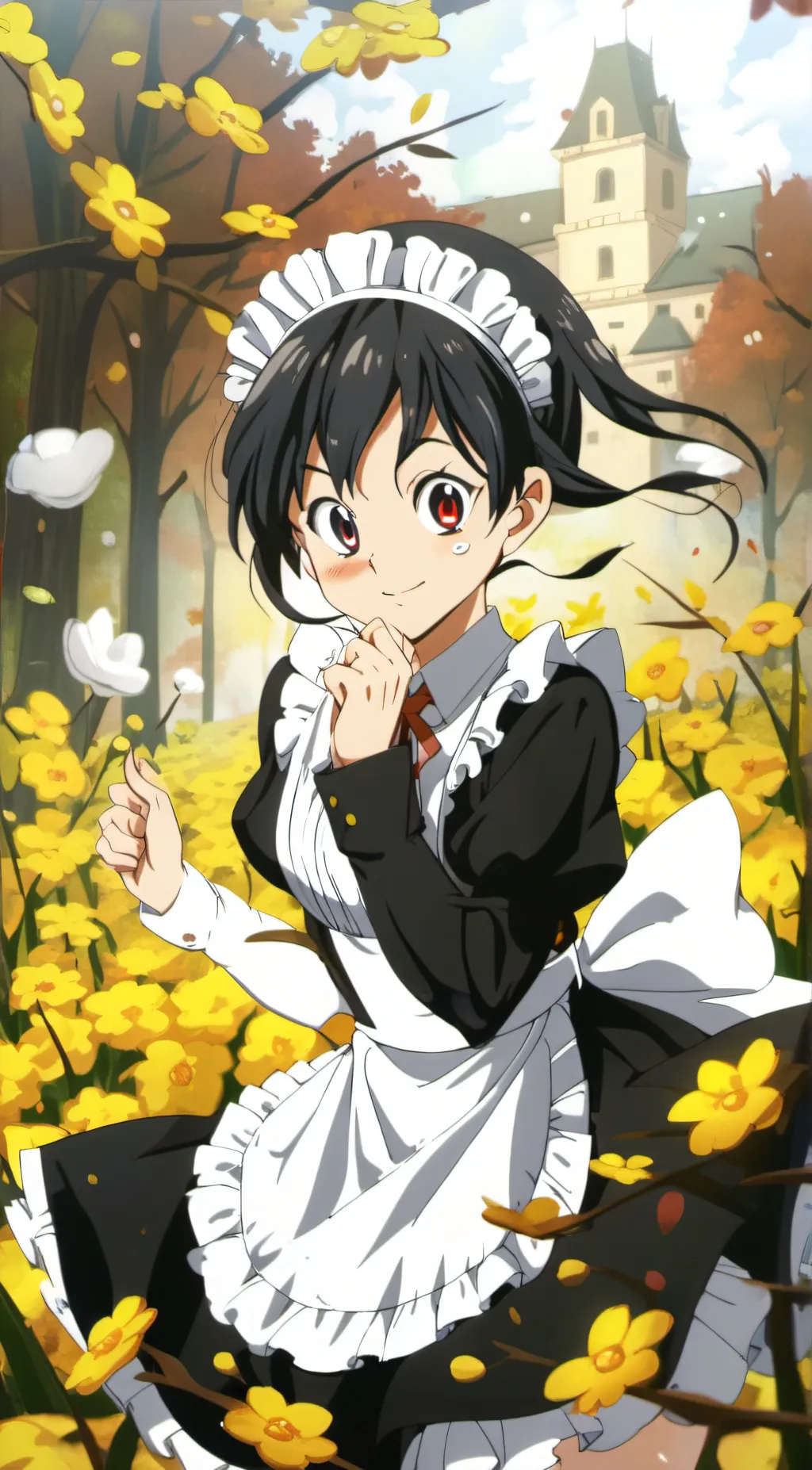 ai character: Amelia (maid) background