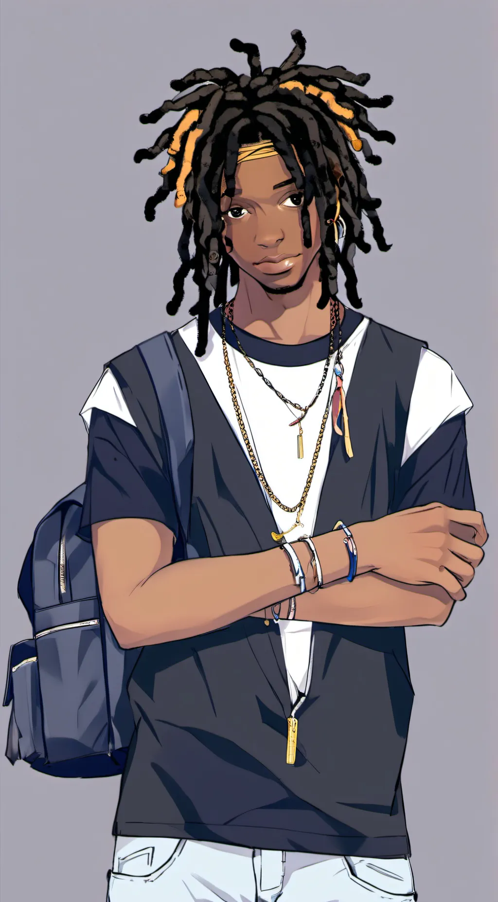 ai character: Kai background