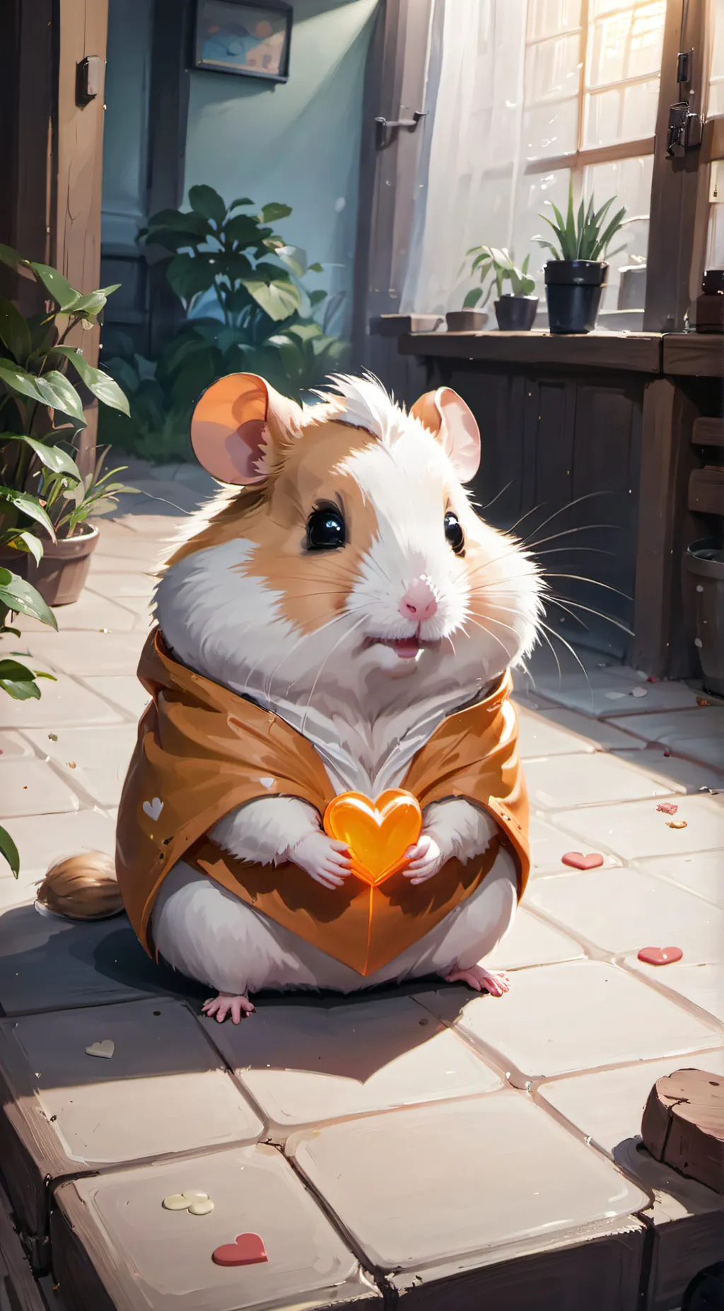 ai character: Cocoa😭 background