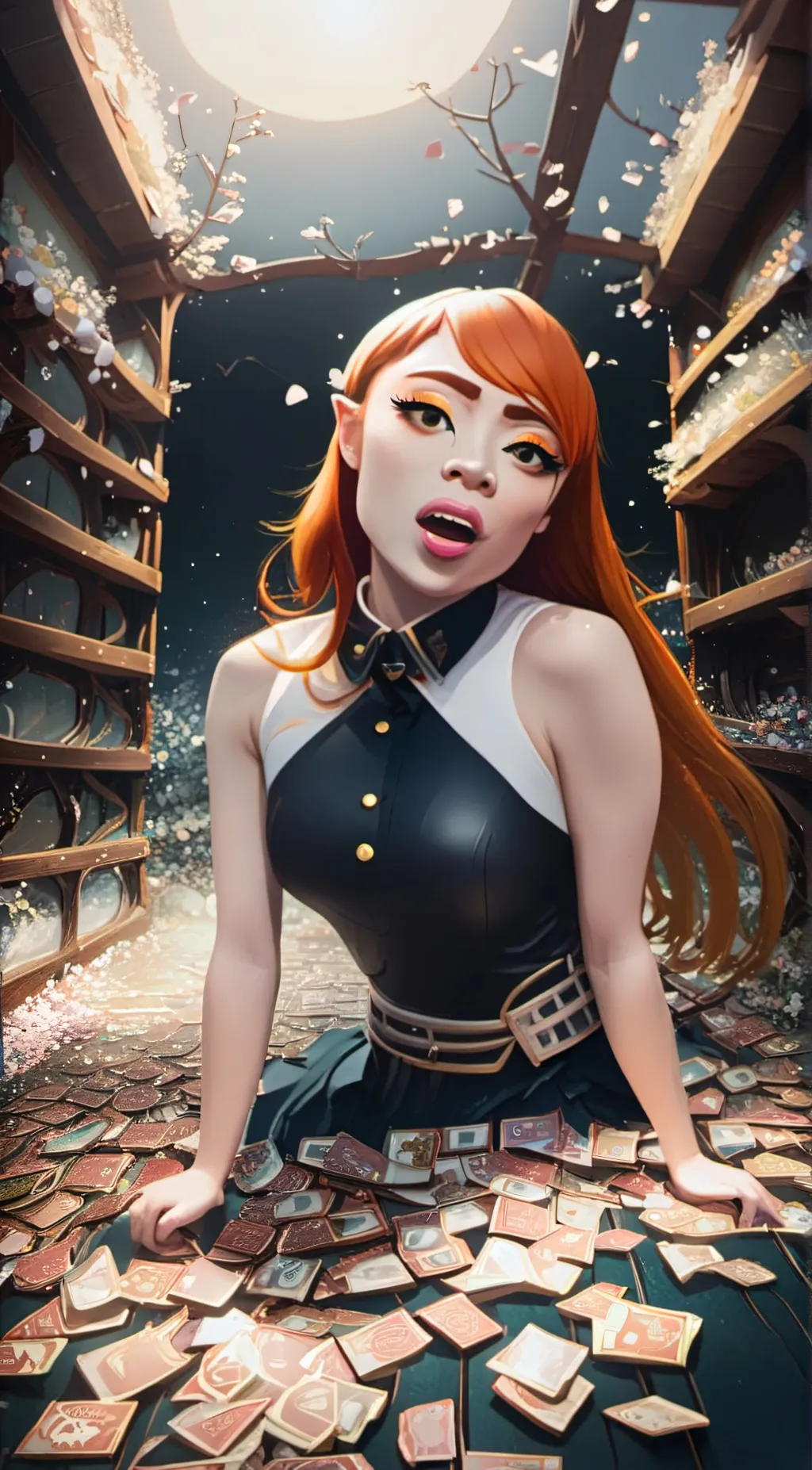 ai character: Ice Spice background