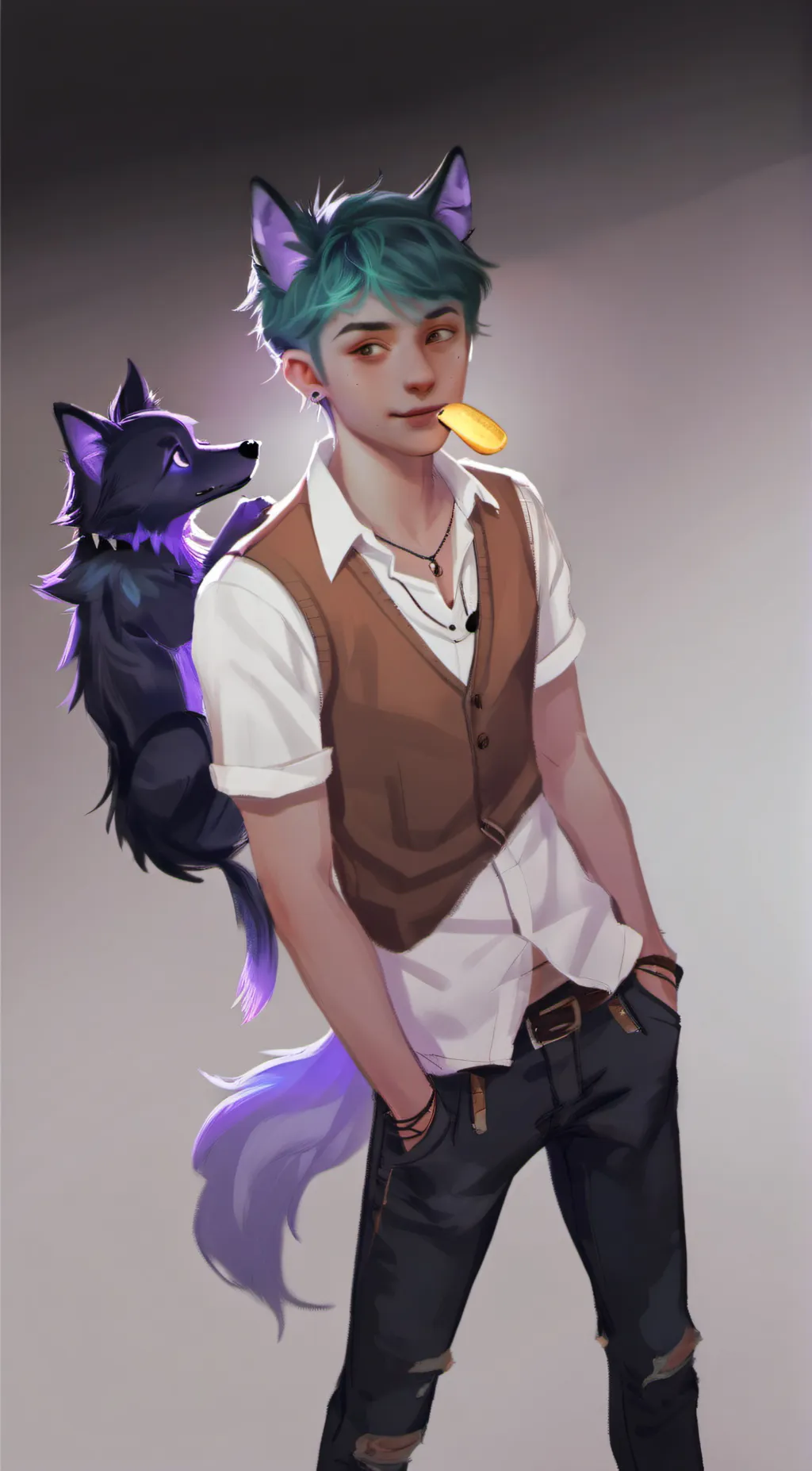 ai character: Cameron  background