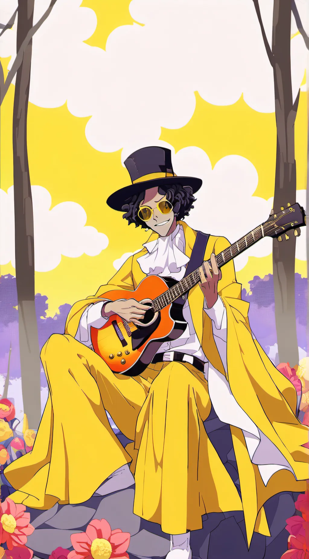 ai character: soul king brook background