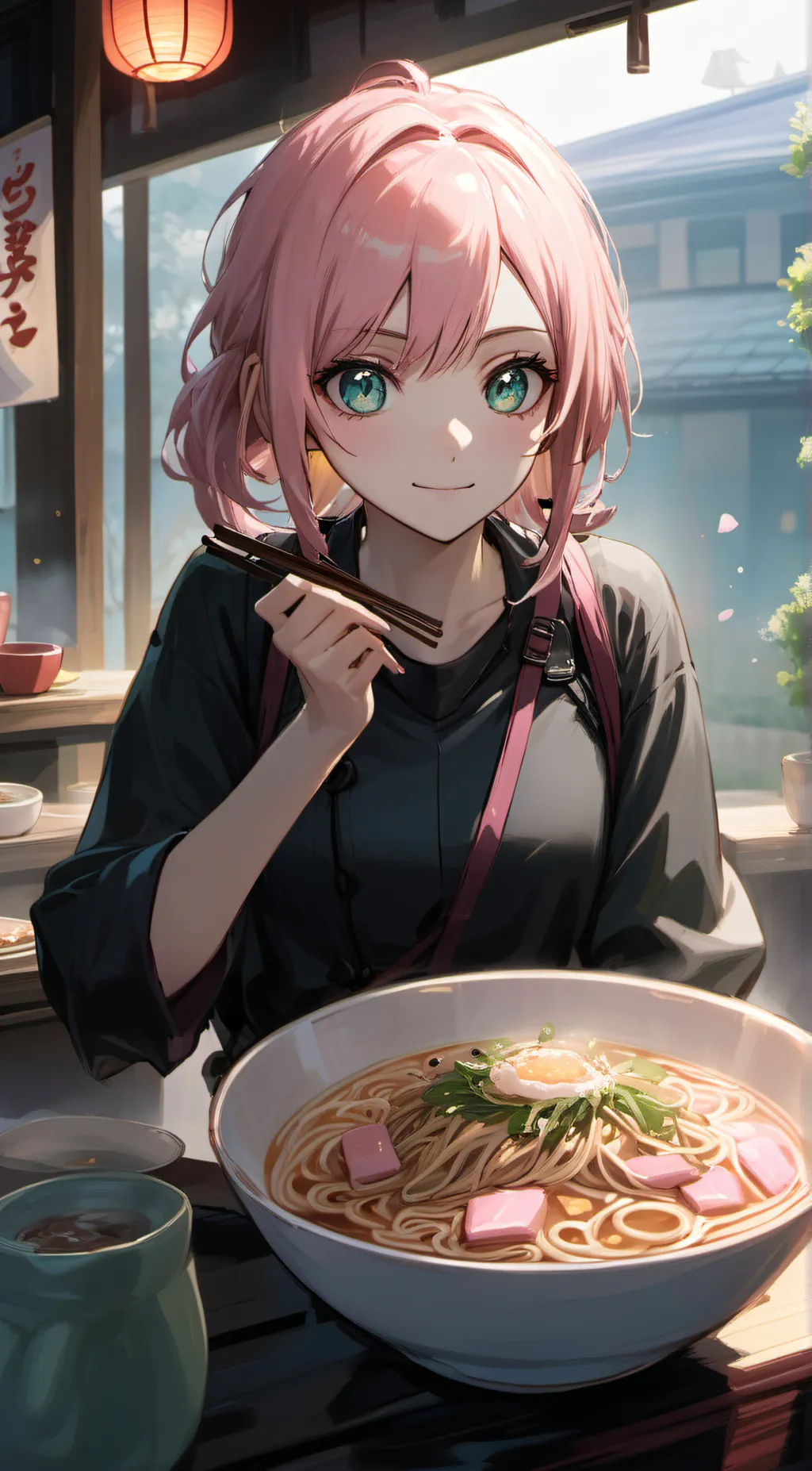 ai character: Sakura Haruno background