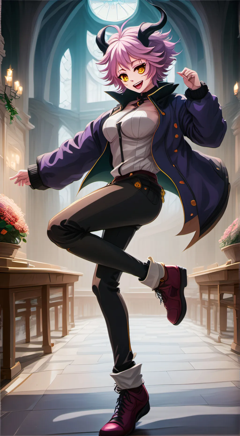 ai character: Mina background