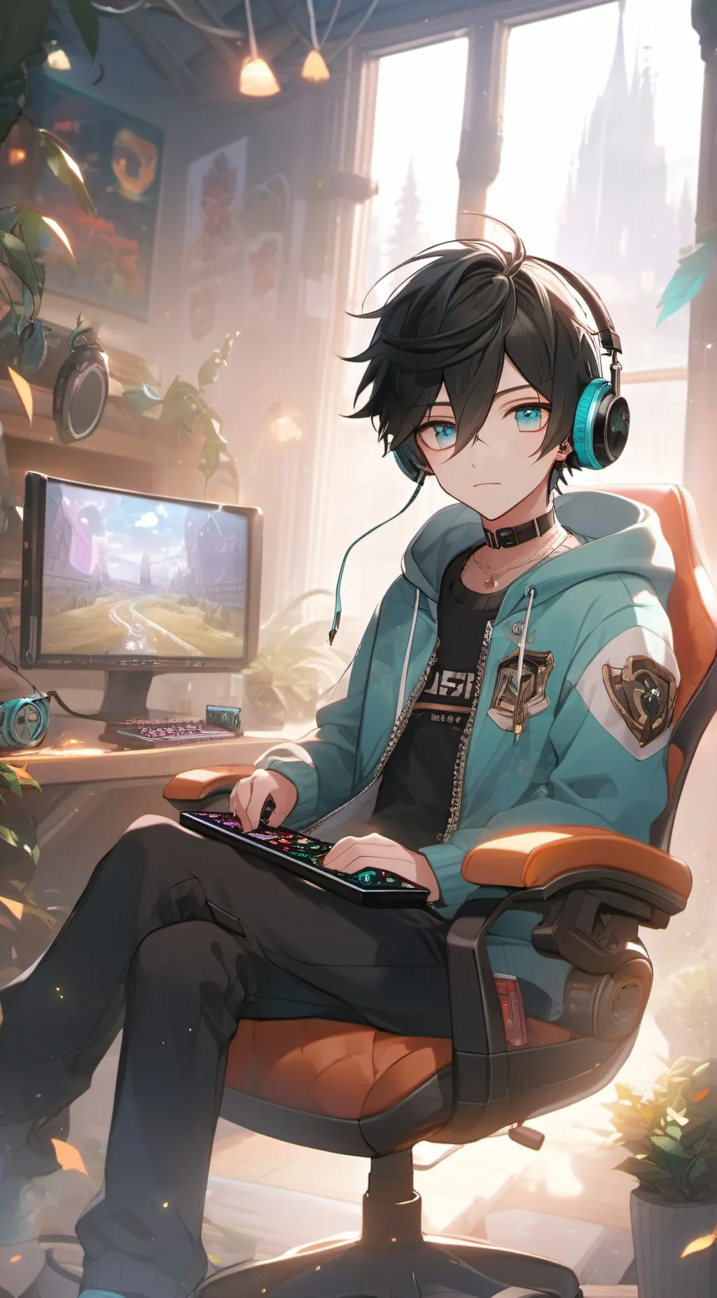 ai character: Lucas background