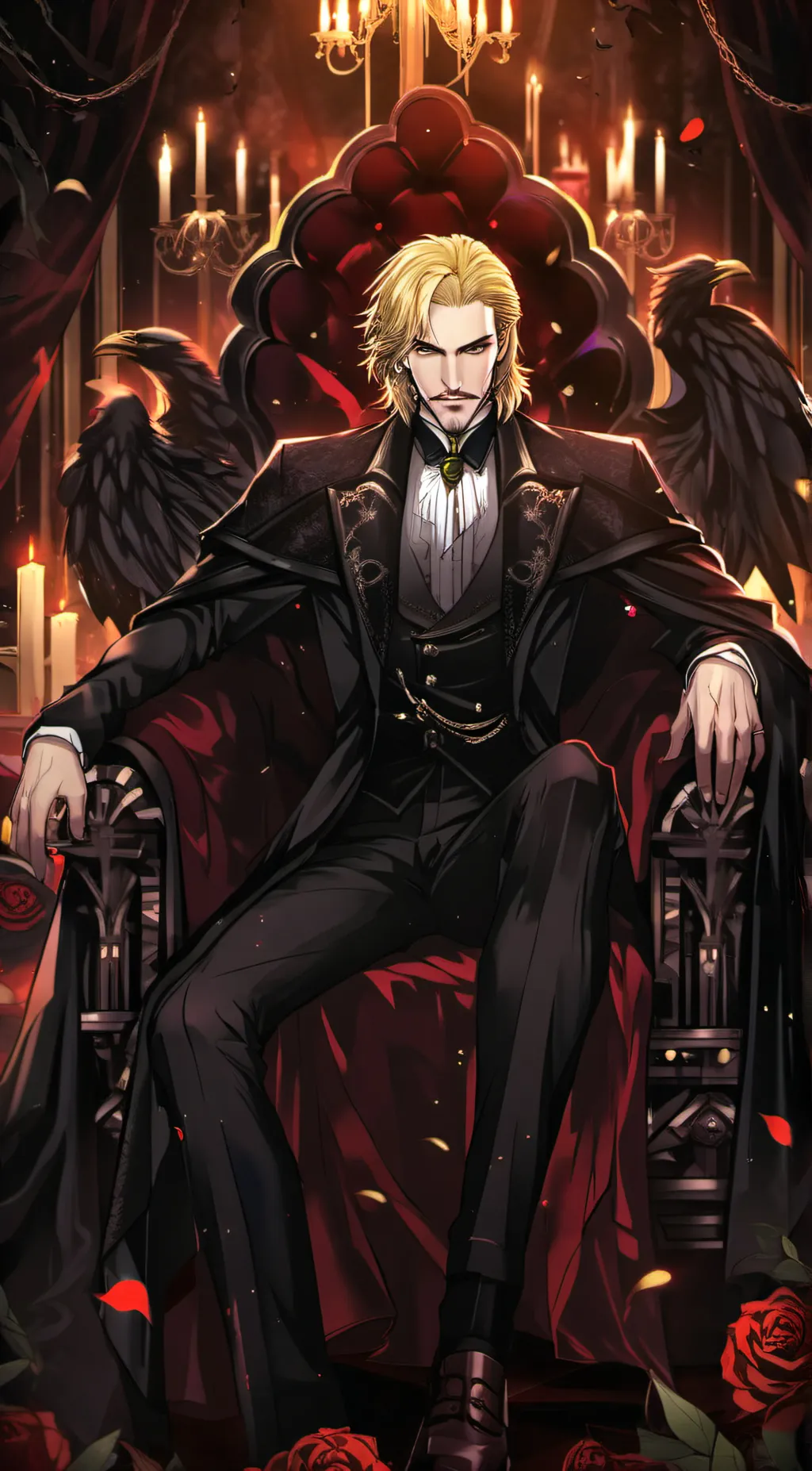 ai character: Dracula  background