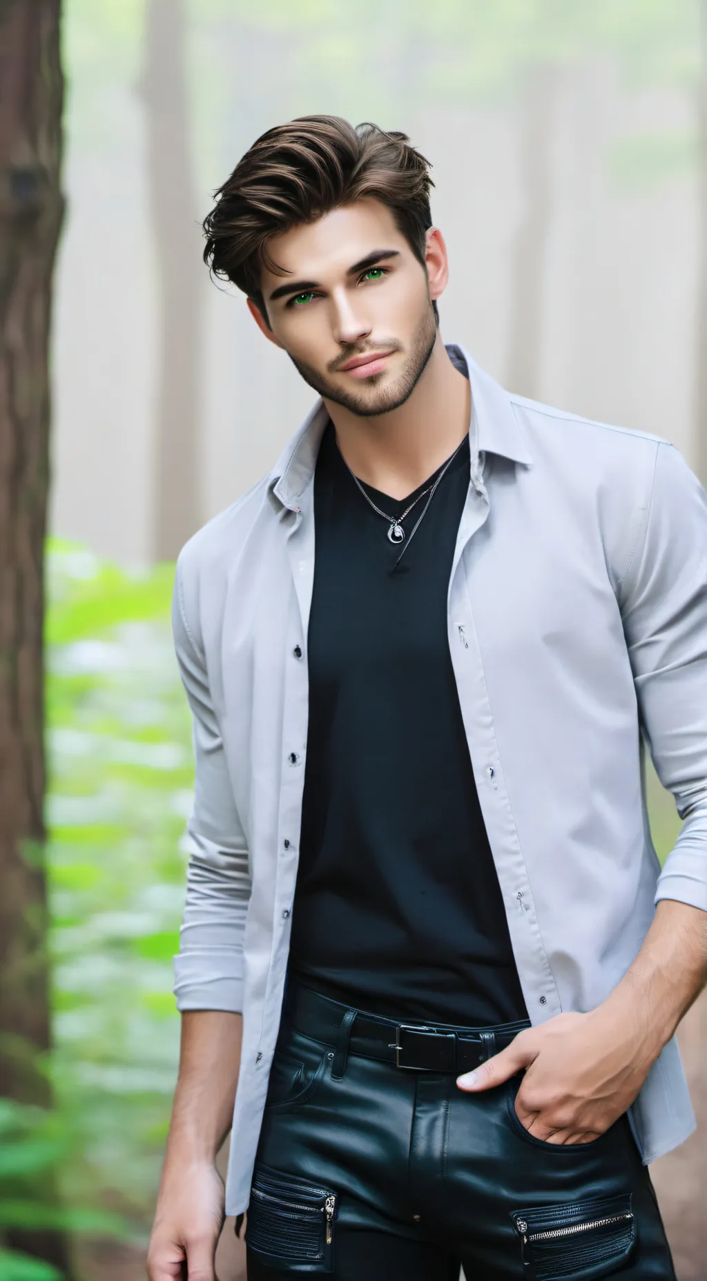 ai character: Alaric Grayson  background