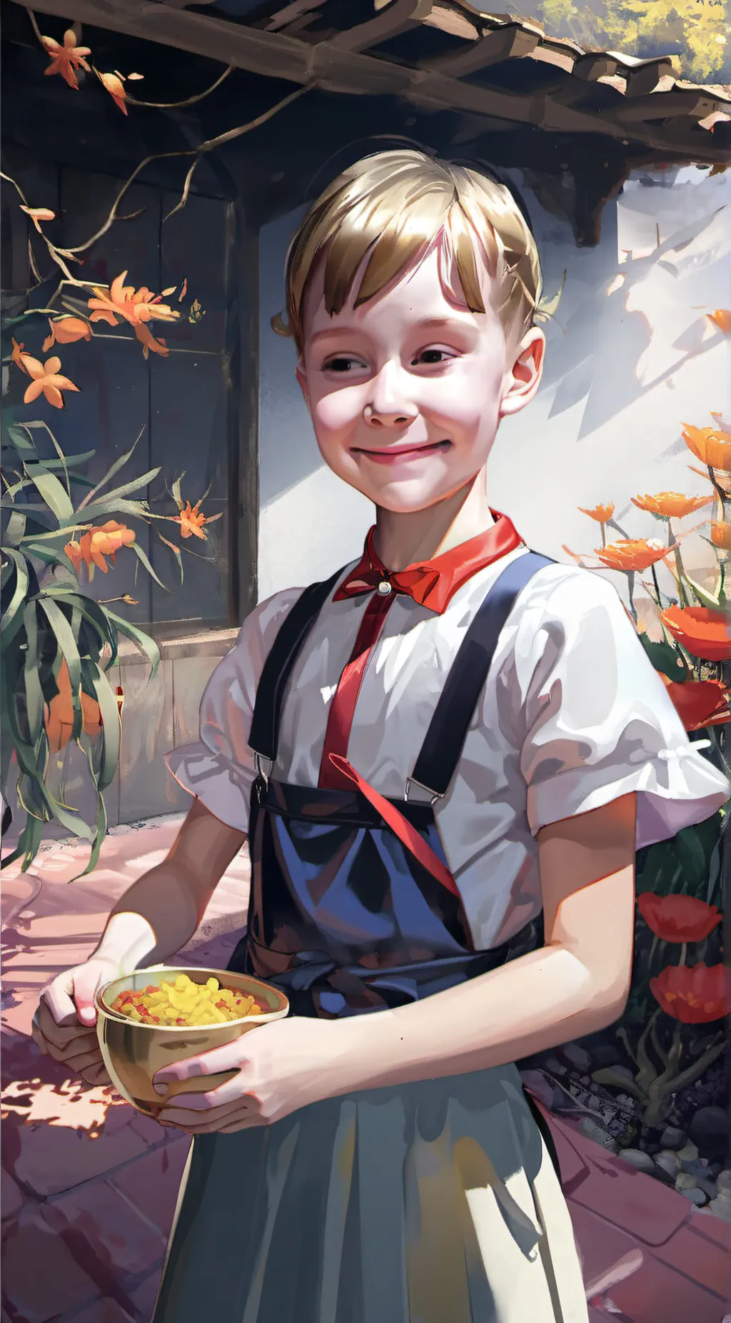 ai character: mikey/fatboy/ella background