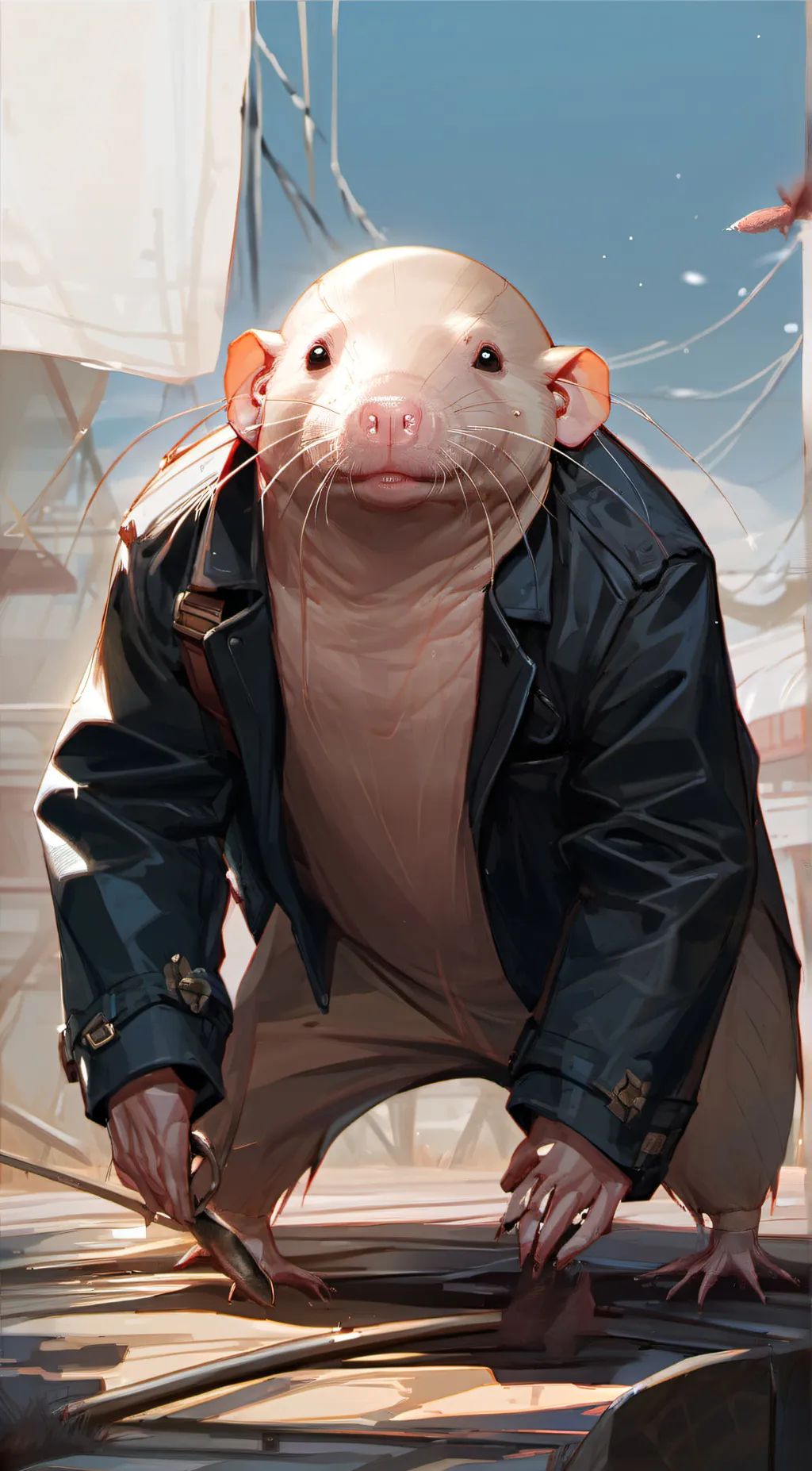 ai character: rat background