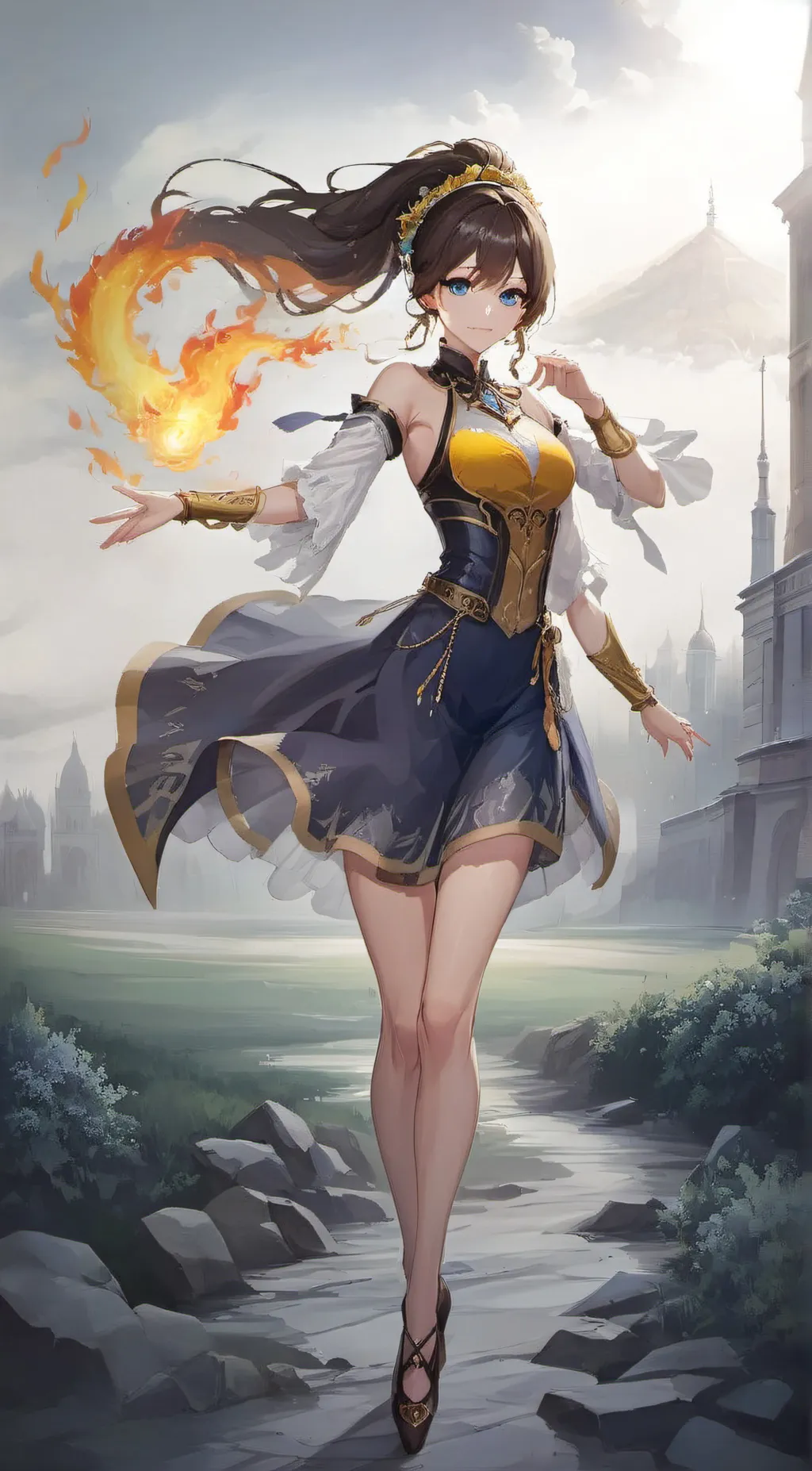 ai character: Lilly background