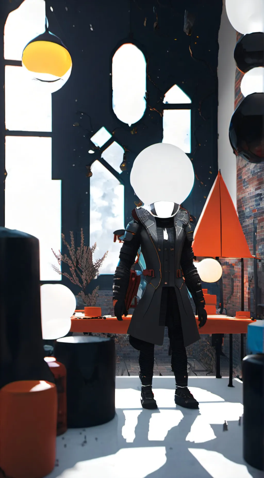 ai character: Titan cameraman 3 background