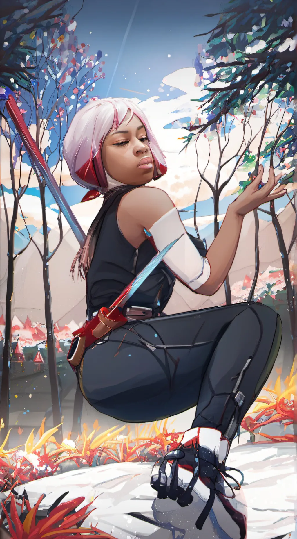 ai character: Maya  background