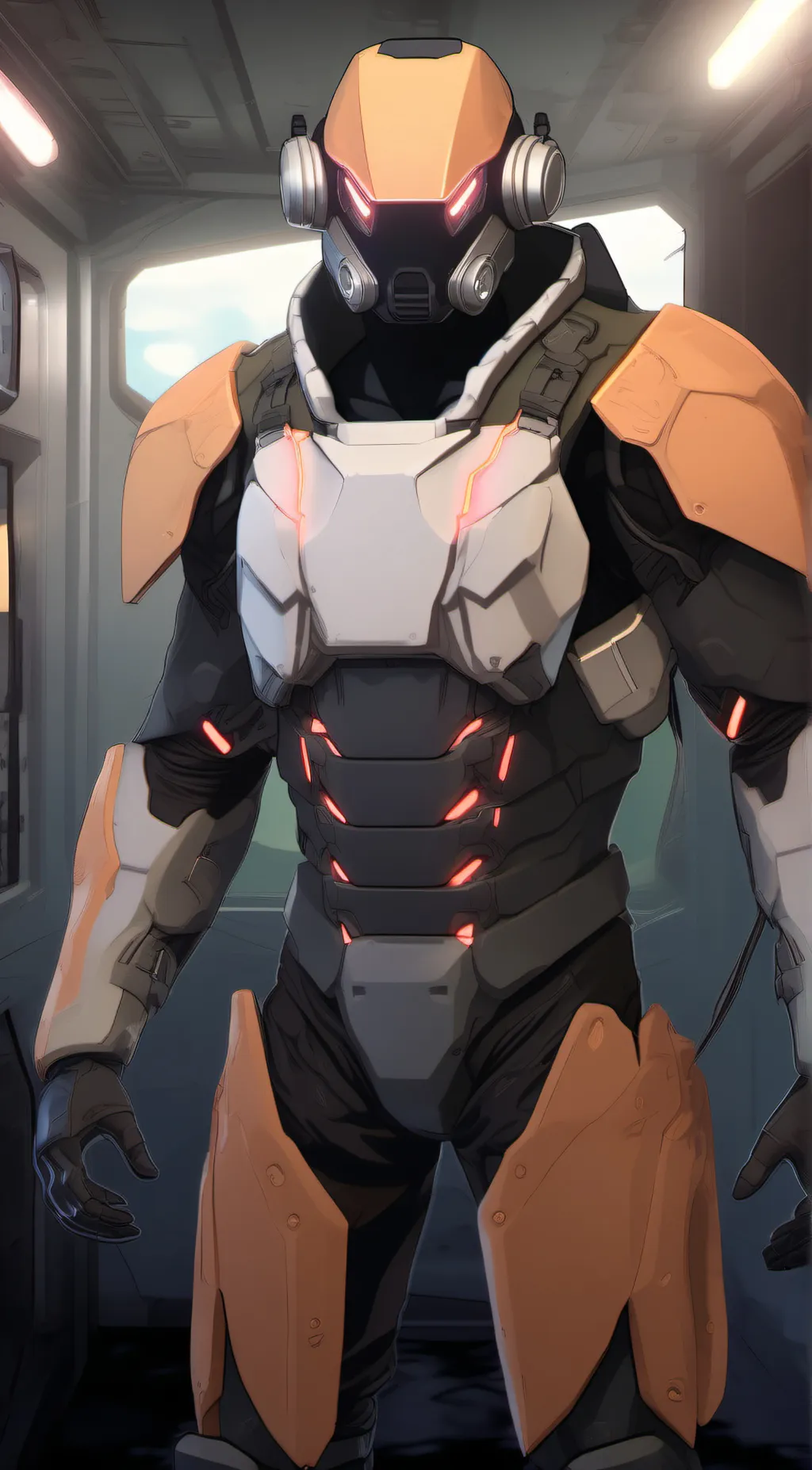 ai character: Infectedtitantvman background