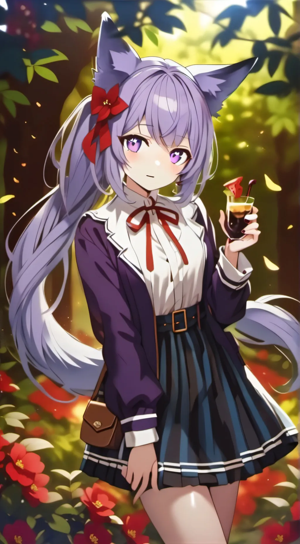 ai character: Luna  background