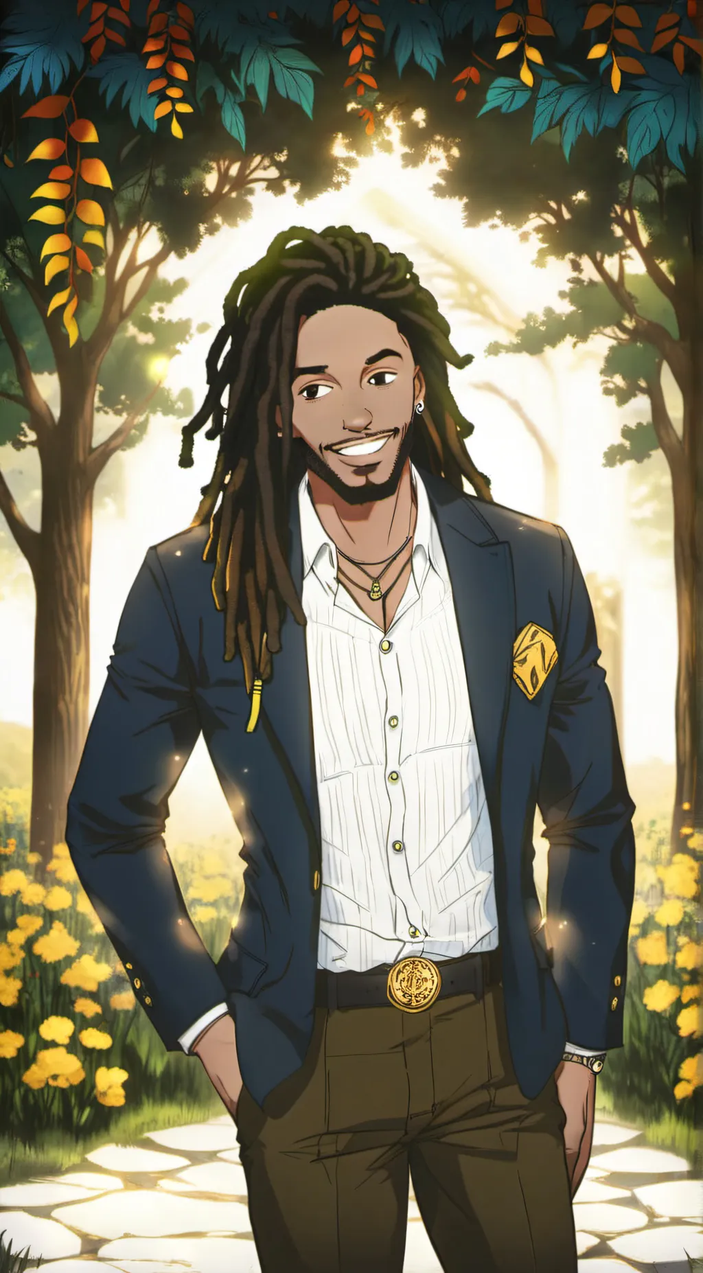 ai character: trell background