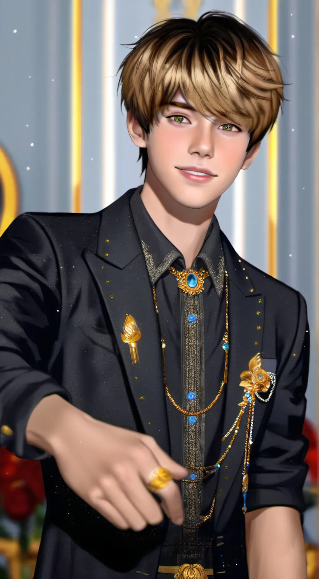 ai character: Justin Do Lee background