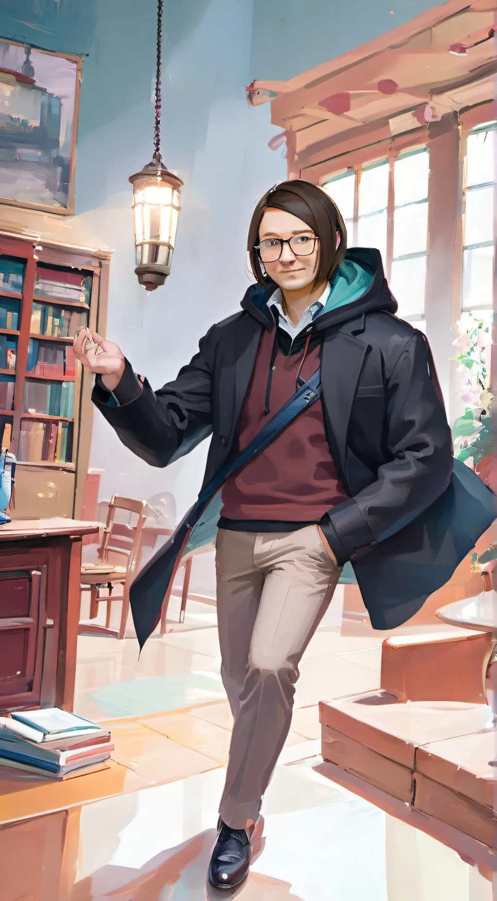 ai character: David background