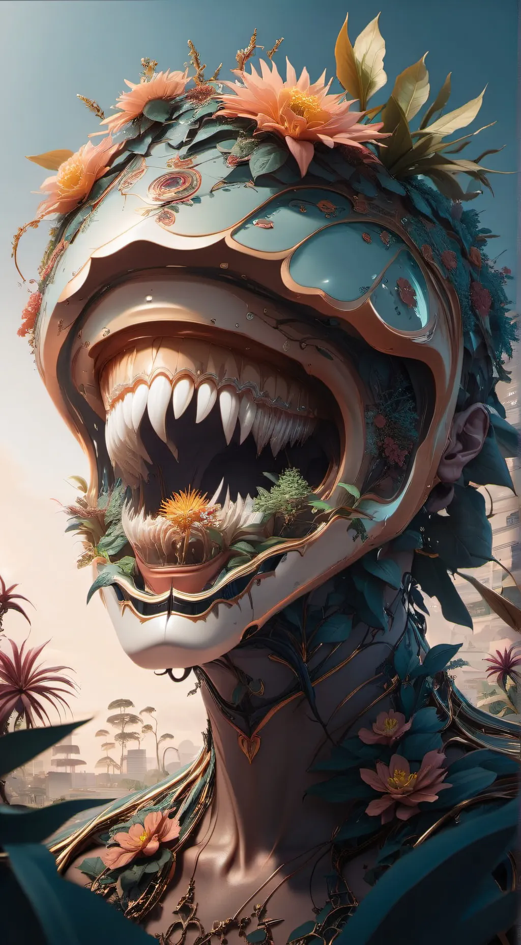 ai character: Man Eater background