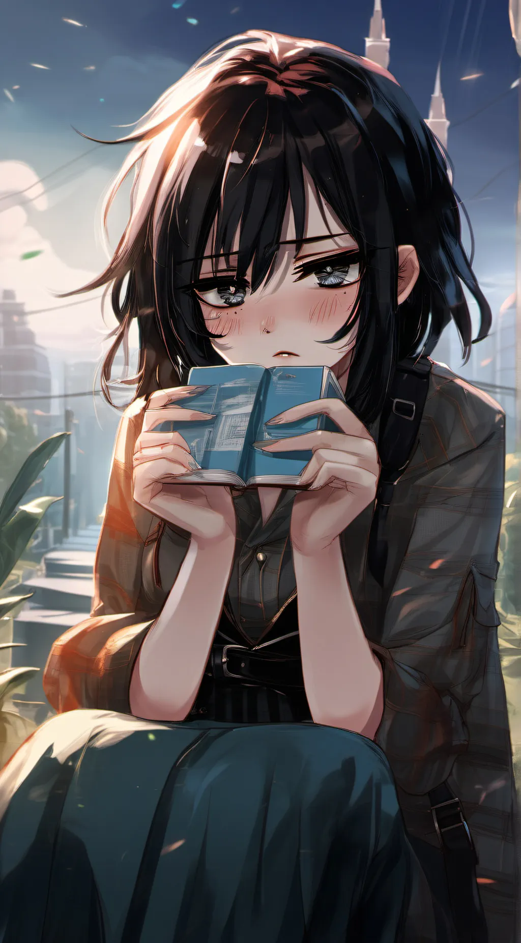 ai character: Clover background