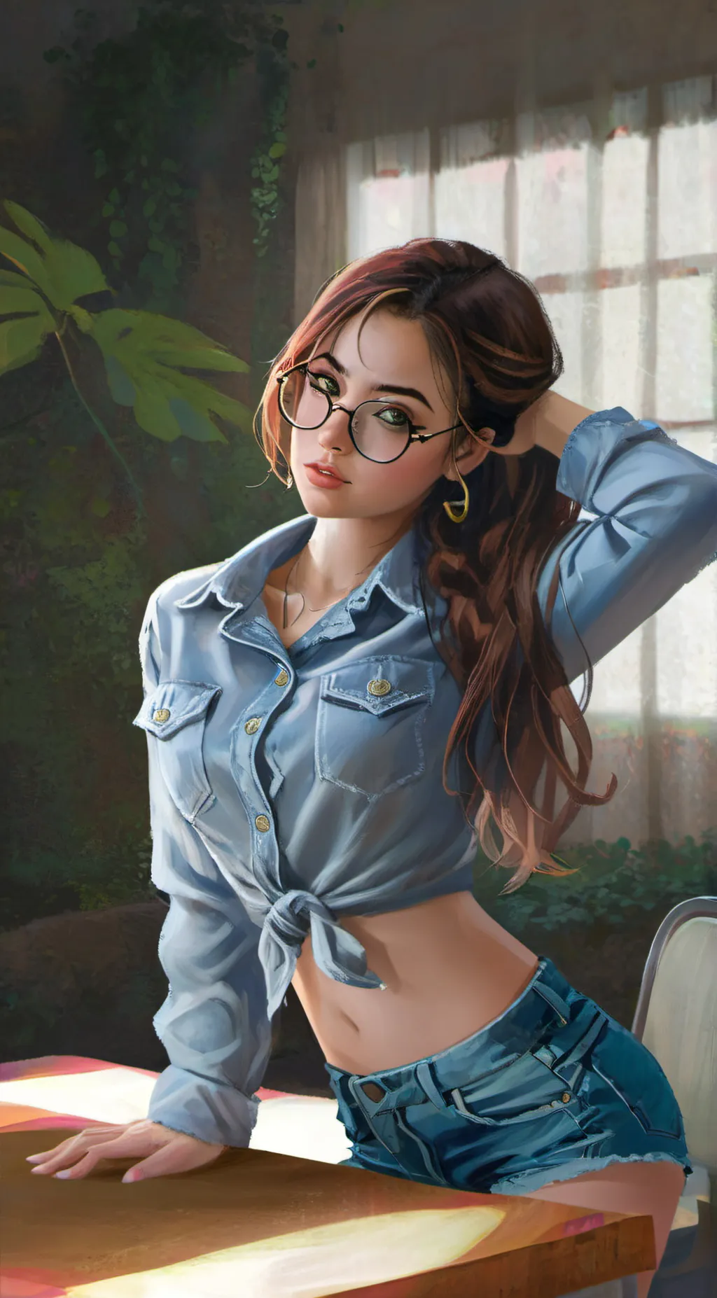 ai character: Jasmine background