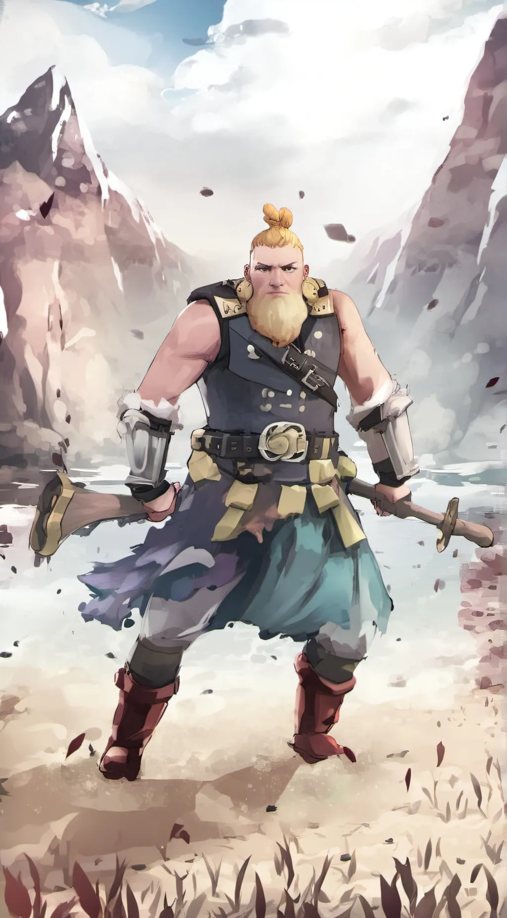 ai character: Bjorn Ironside background