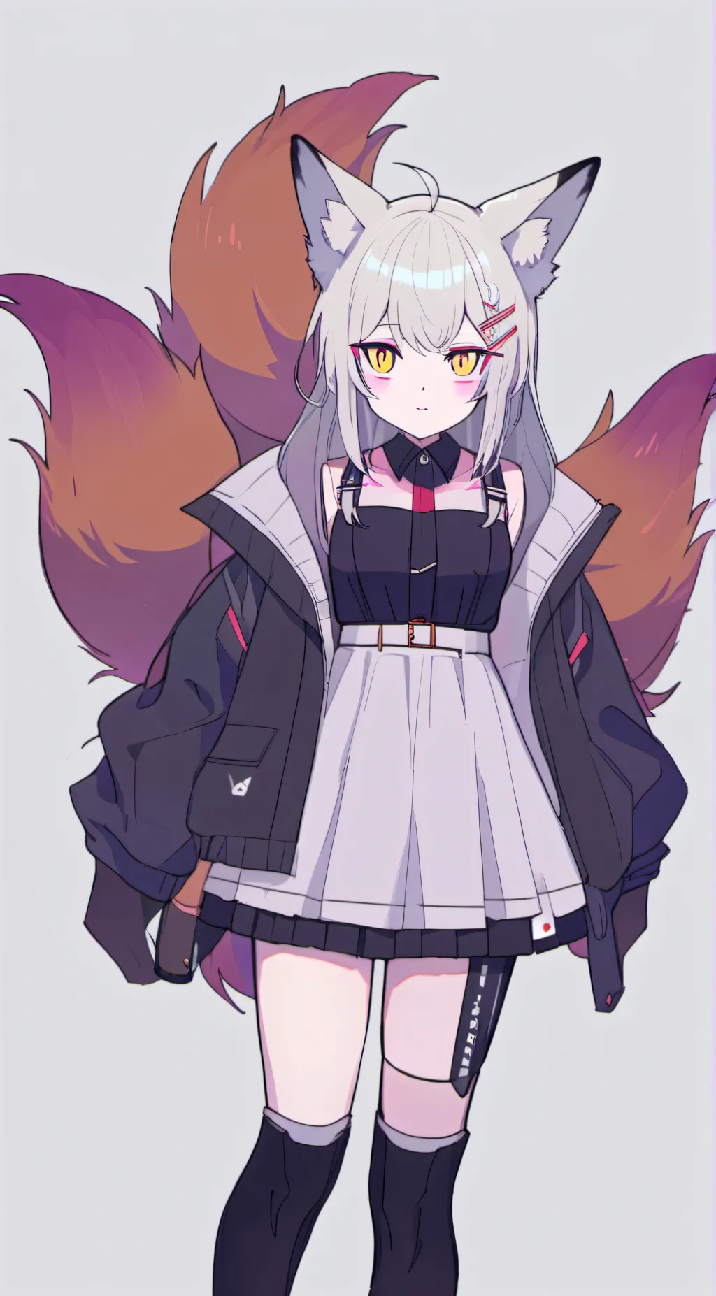 ai character: Kitsune girl tf  background