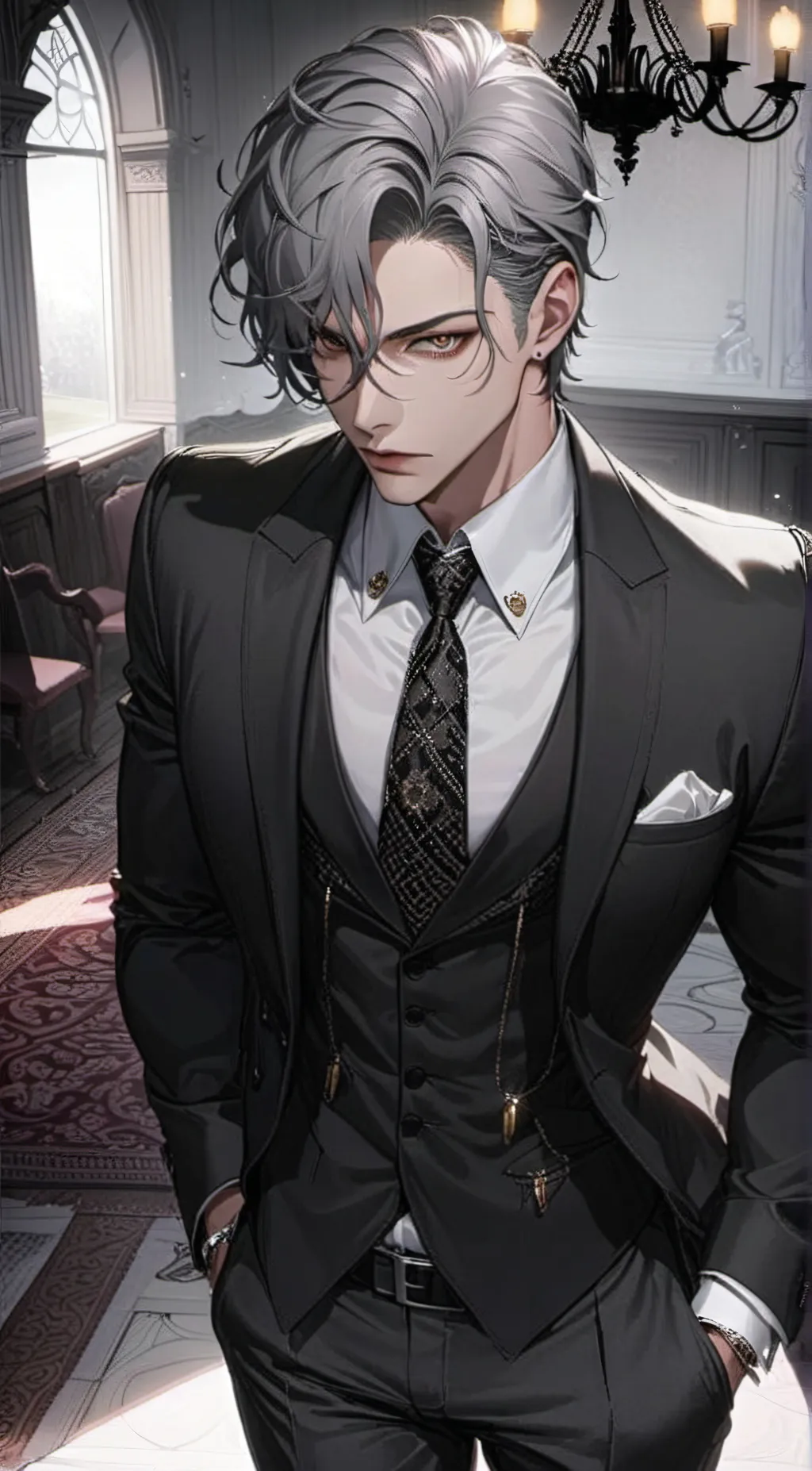 ai character: Mafia Husband 🖤 background