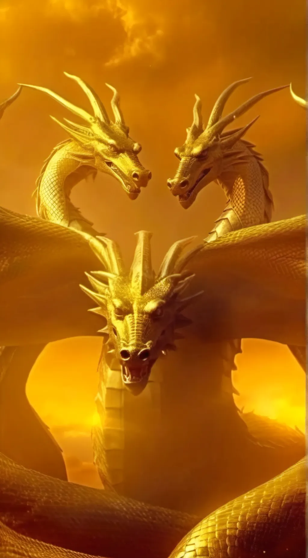 ai character: Ghidorah background