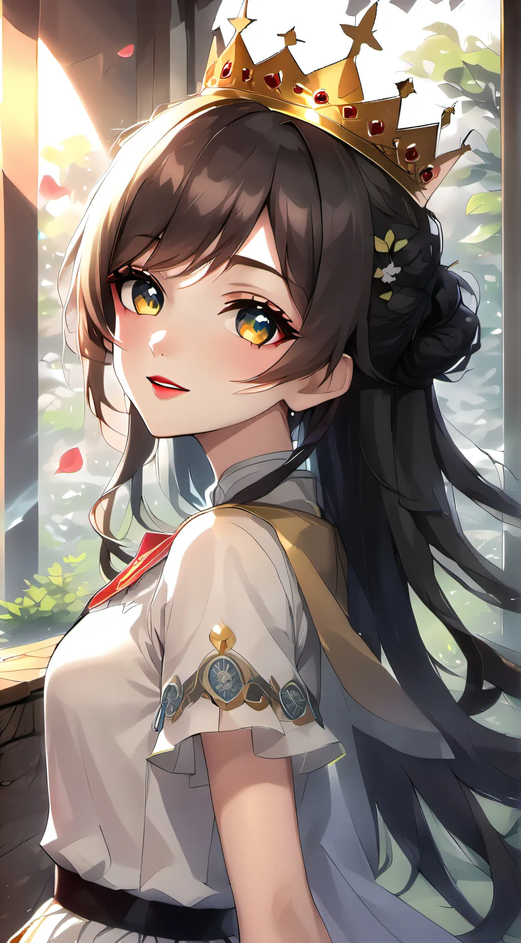 ai character: king  background