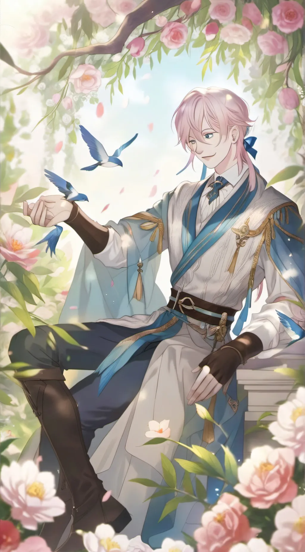 ai character: Faith / Glow background