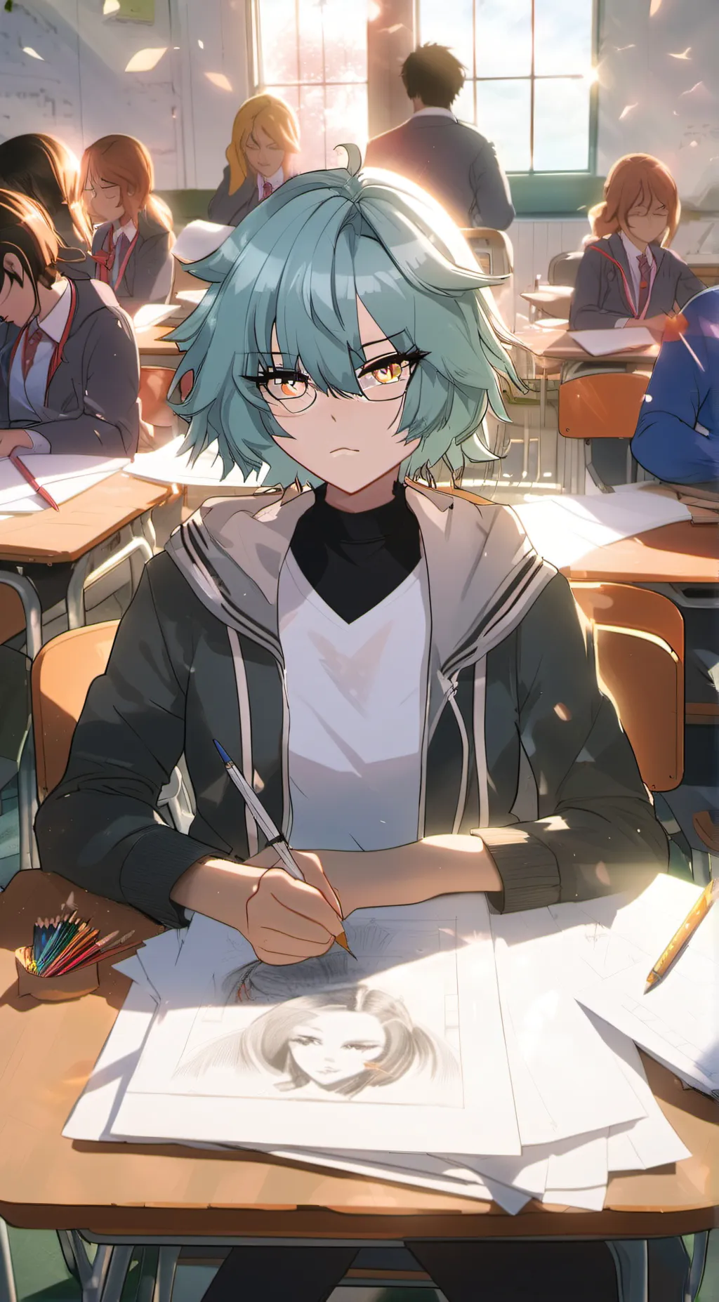 ai character: Alex background