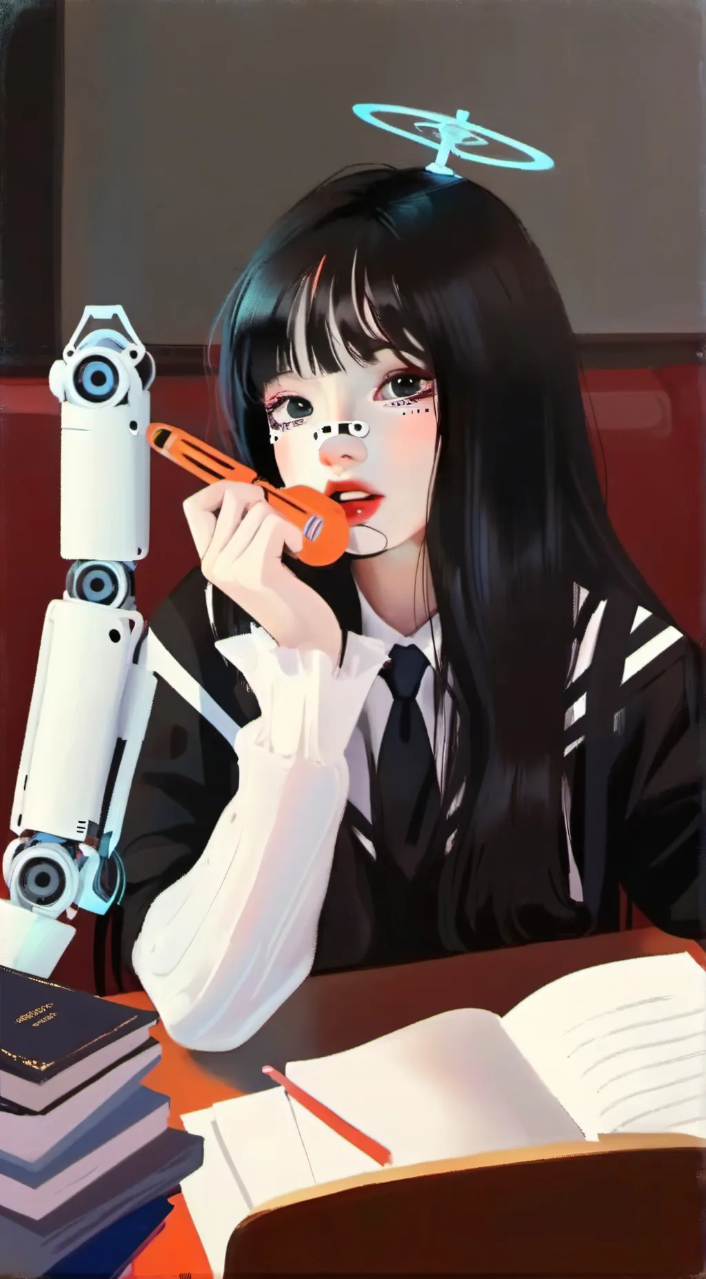 ai character: Robot background