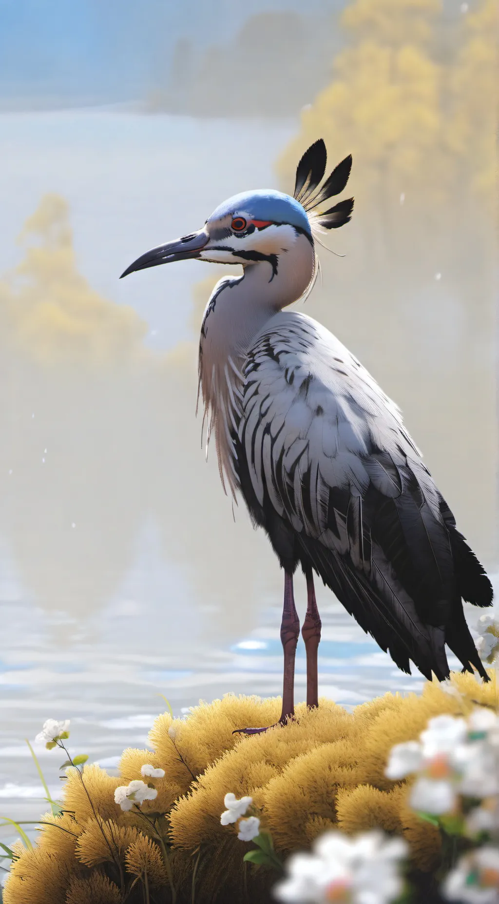 ai character: ATTENTION background