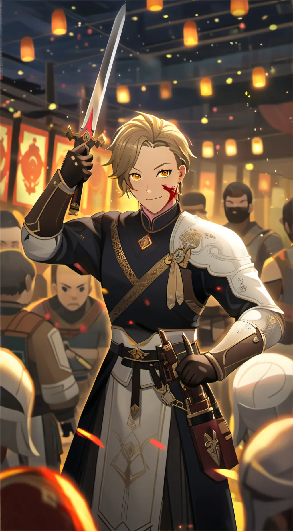 ai character: Kendrick  background