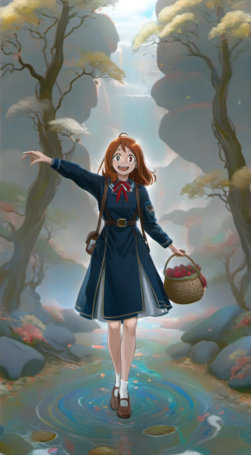 ai character: Uraraka background