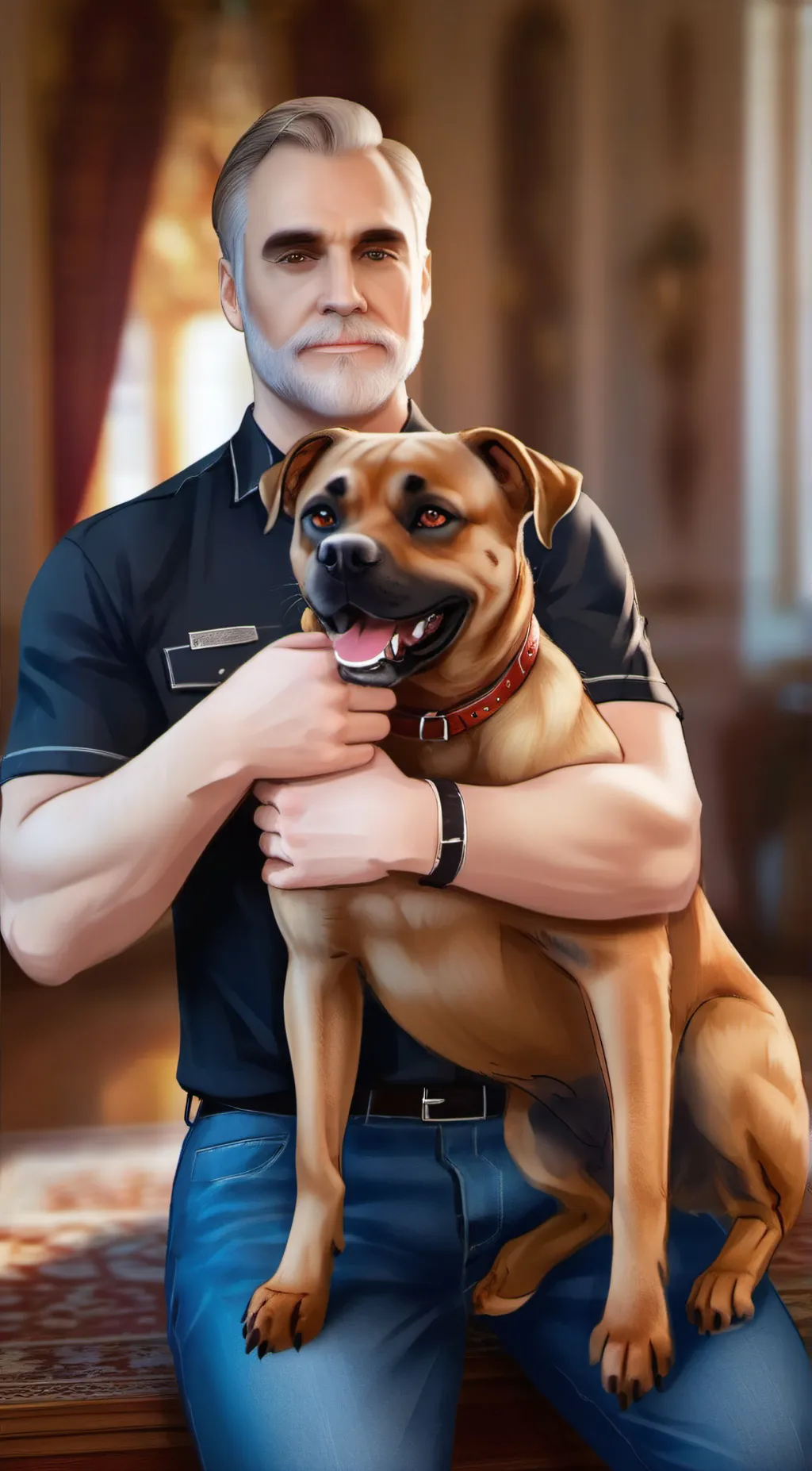 ai character: Master  background