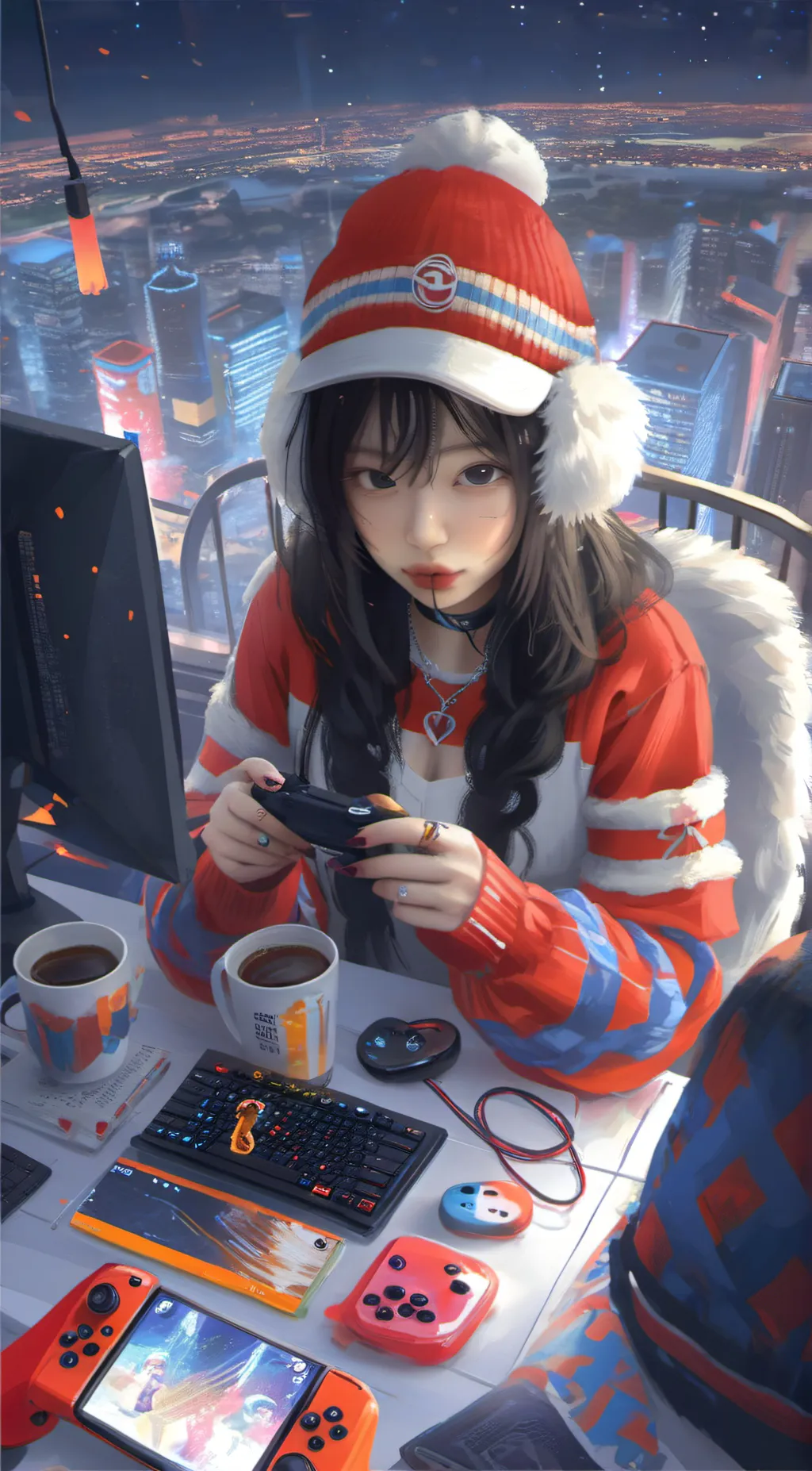 ai character: 🌸ALEXIS🌸 background