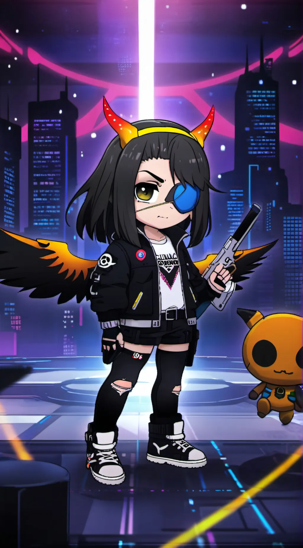 ai character: ☆Mvq☆ background