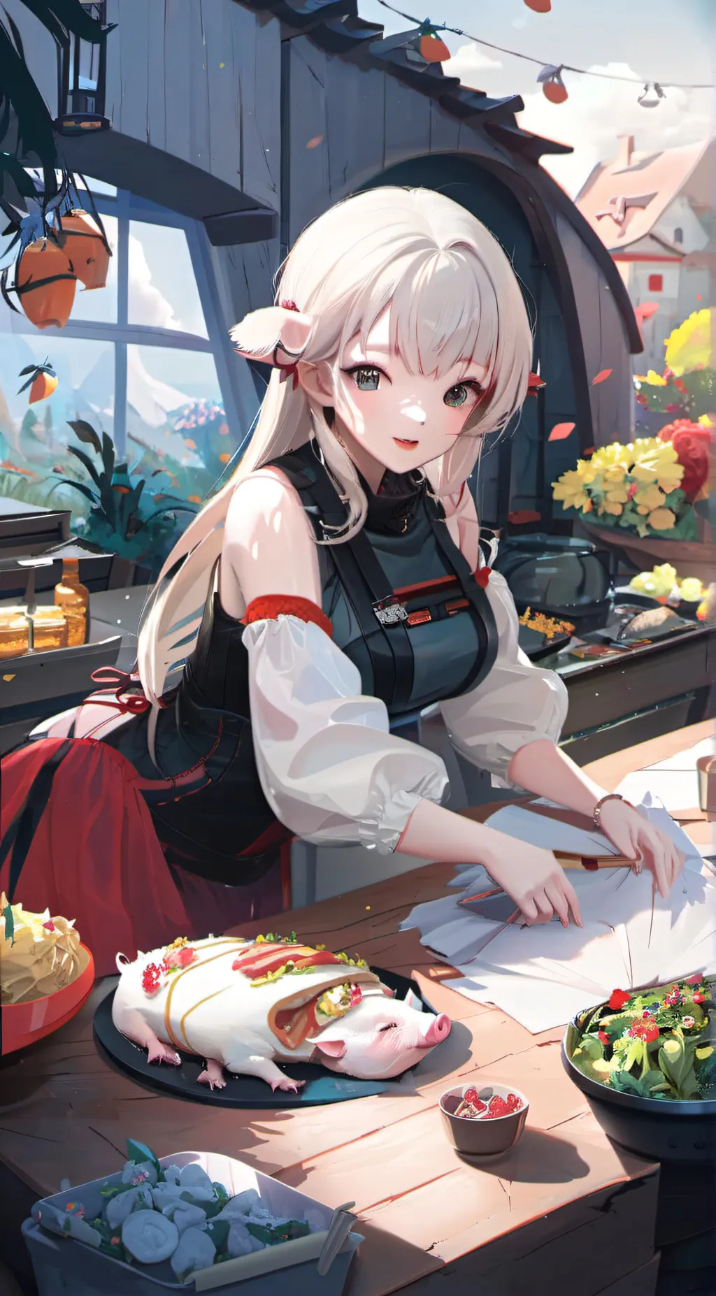 Talkie AI - Chat with pig girl