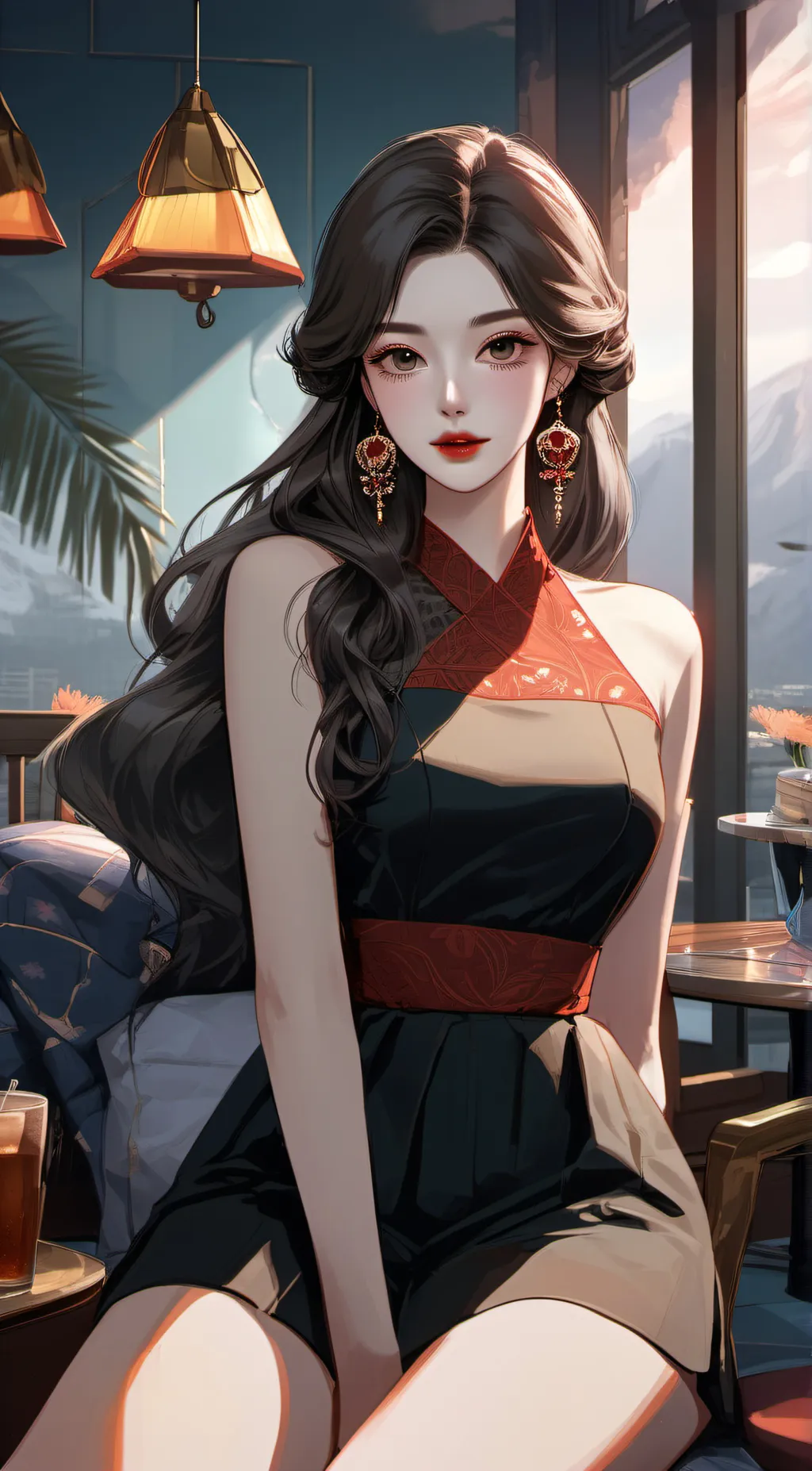 ai character: 林薇薇 background