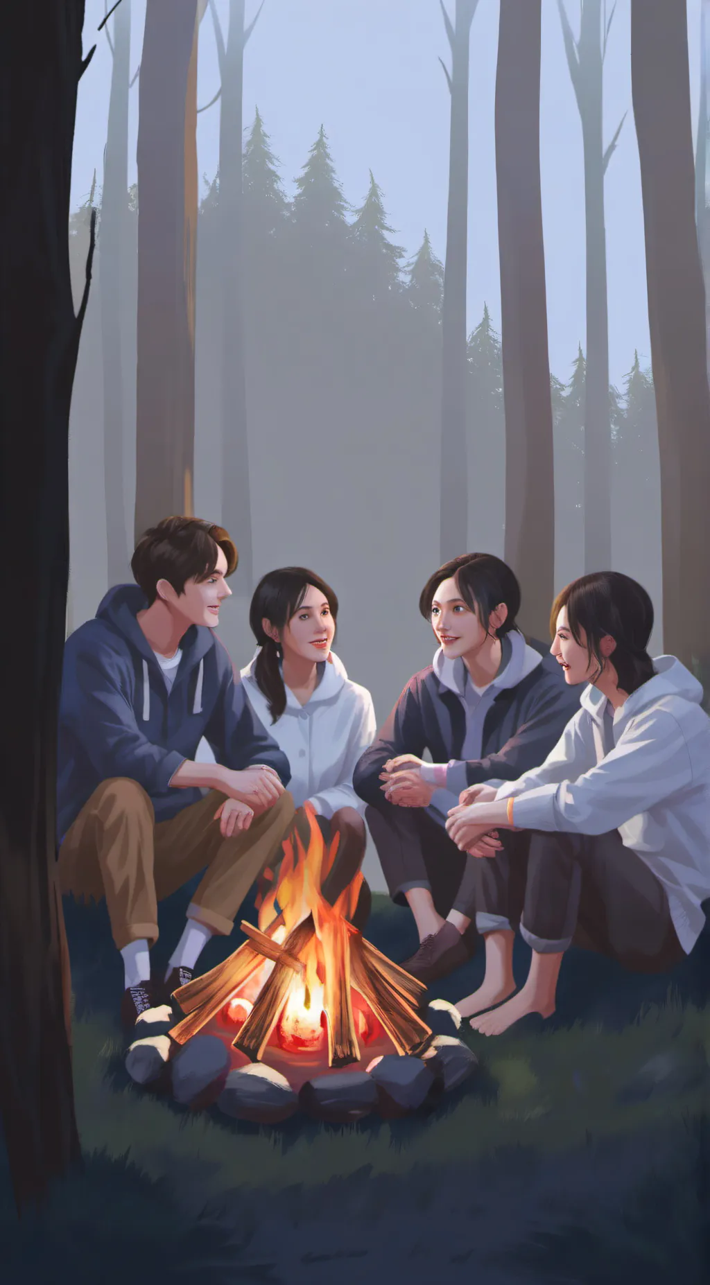 ai character: twd background