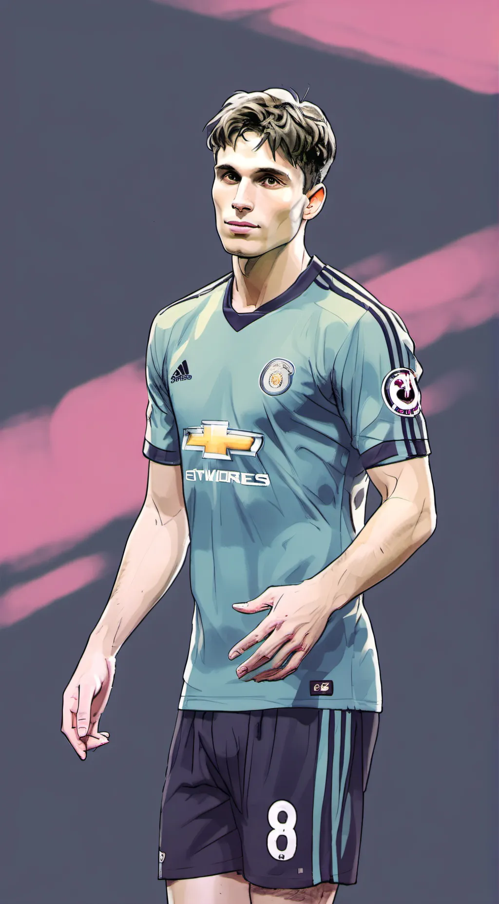 ai character: Alejandro Garnacho background