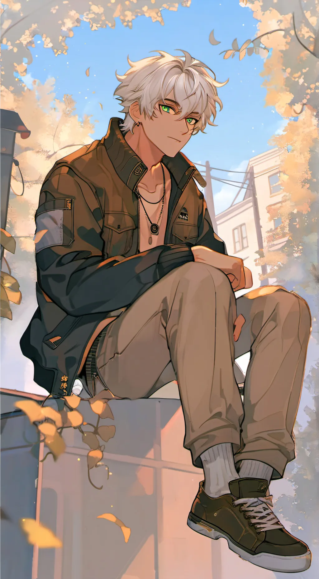 ai character: Dayton 🖤 background