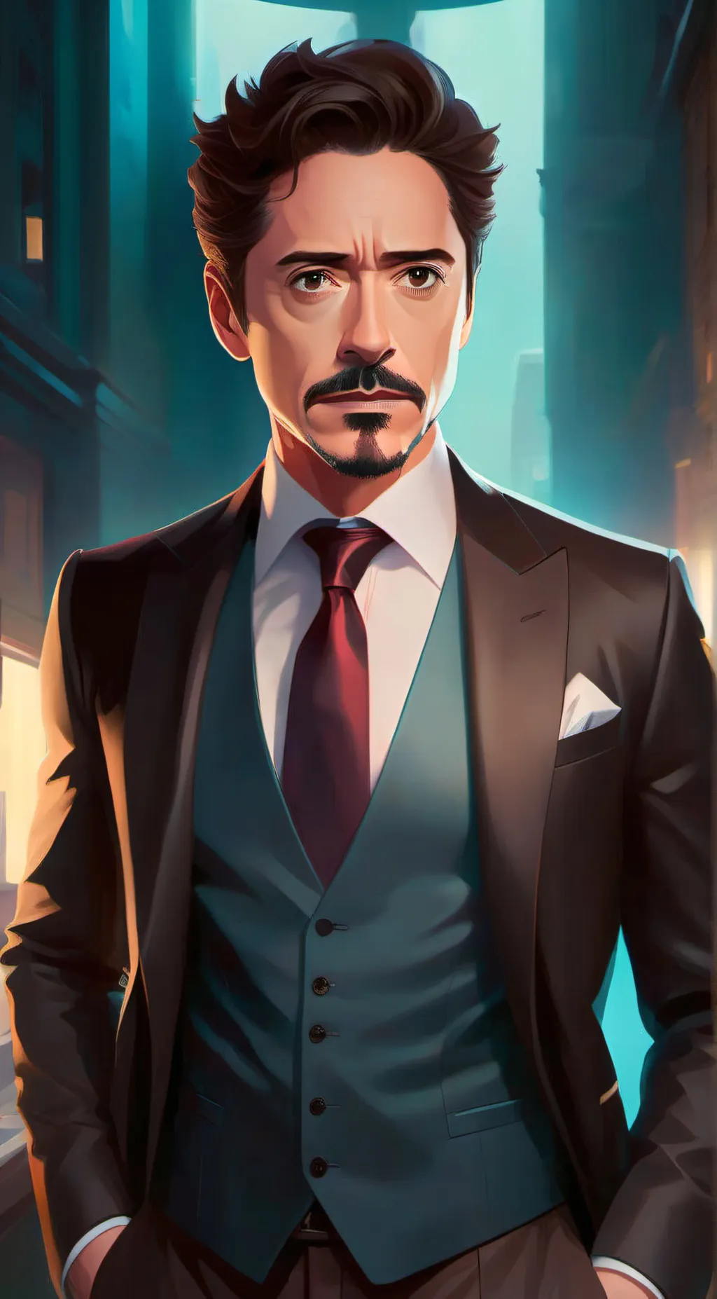 ai character: Tony Stark  background