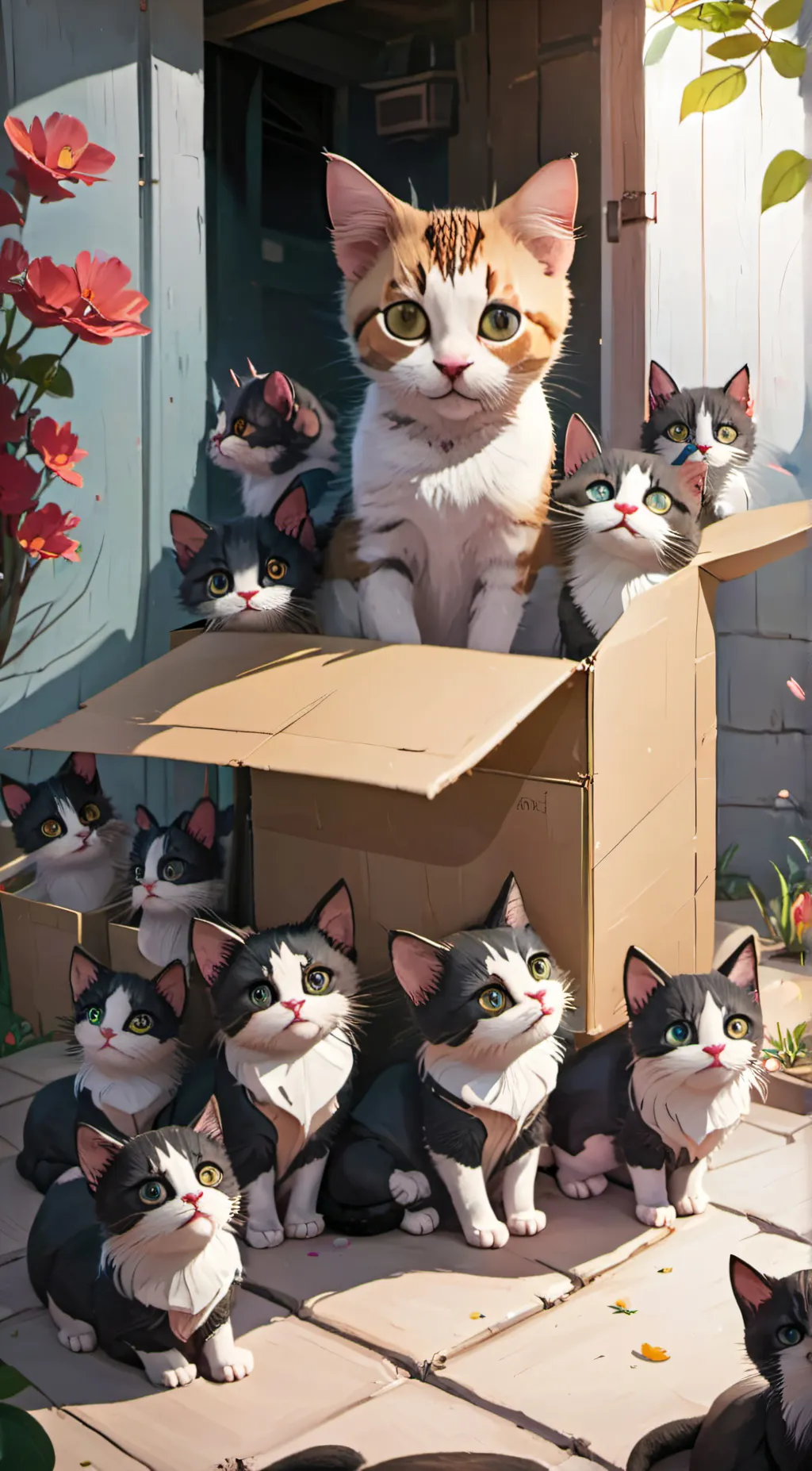 ai character: No name background