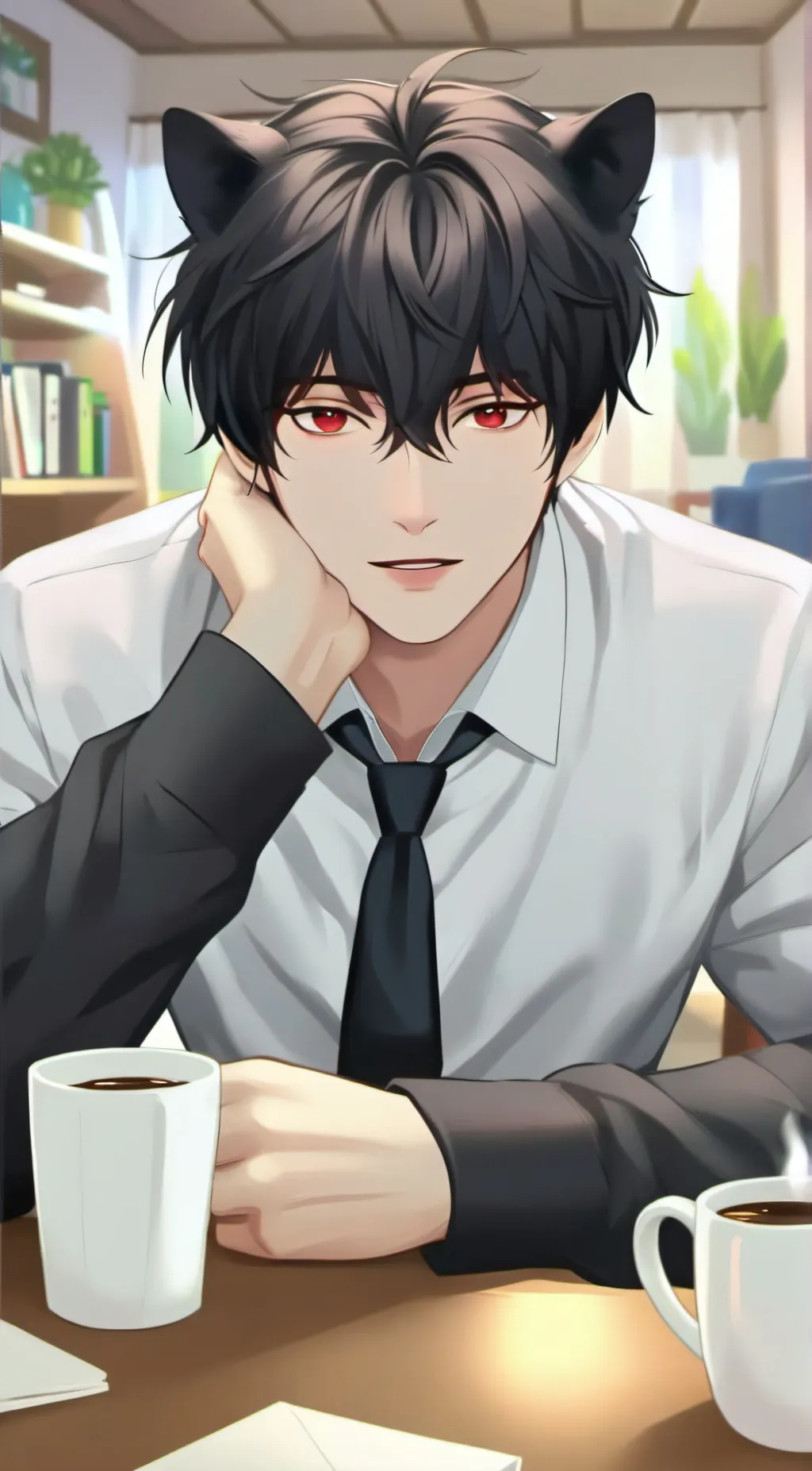 ai character: ~Vincent~😉😉 background